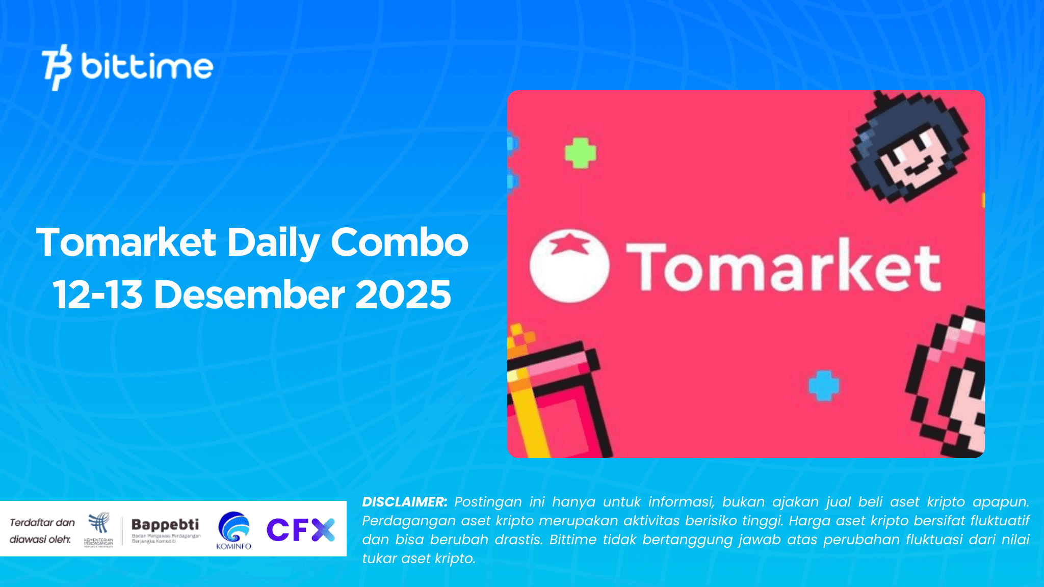 Tomarket Daily Combo 12-13 December 2025
