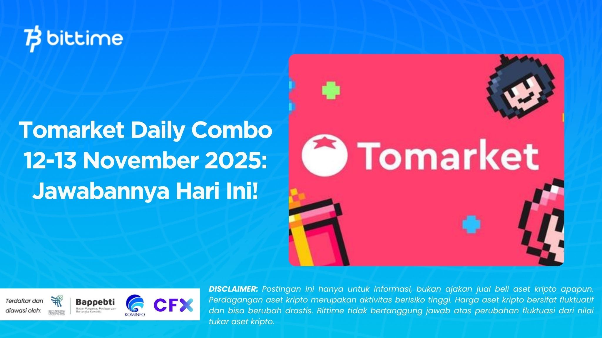 Tomarket Daily Combo 12-13 November 2025: Jawabannya Hari Ini!