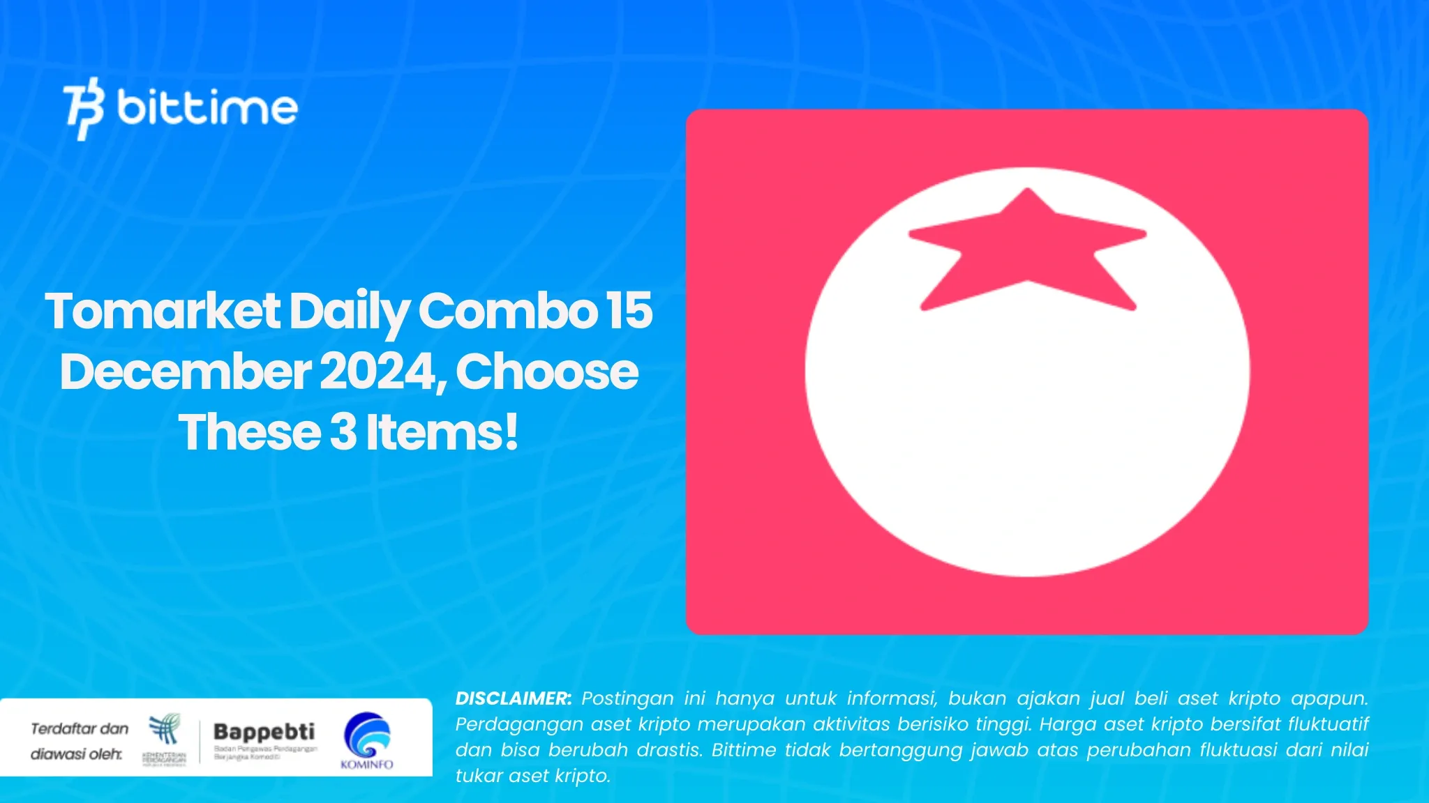 Tomarket Daily Combo 15 Desember 2024, Pilih 3 Item Ini!