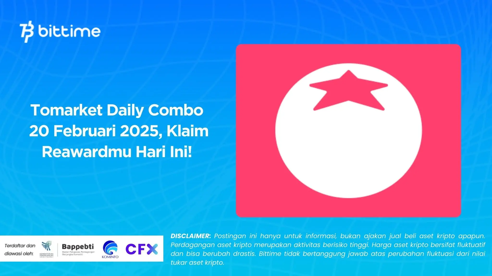 Tomarket Daily Combo 20 Februari 2025, Klaim Reawardmu Hari Ini!