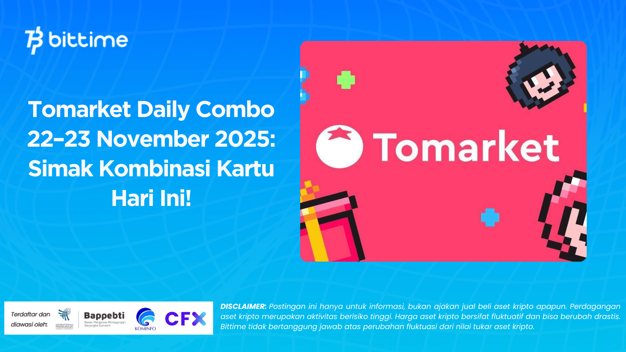Tomarket Daily Combo 22–23 November 2025: Simak Kombinasi Kartu Hari Ini!