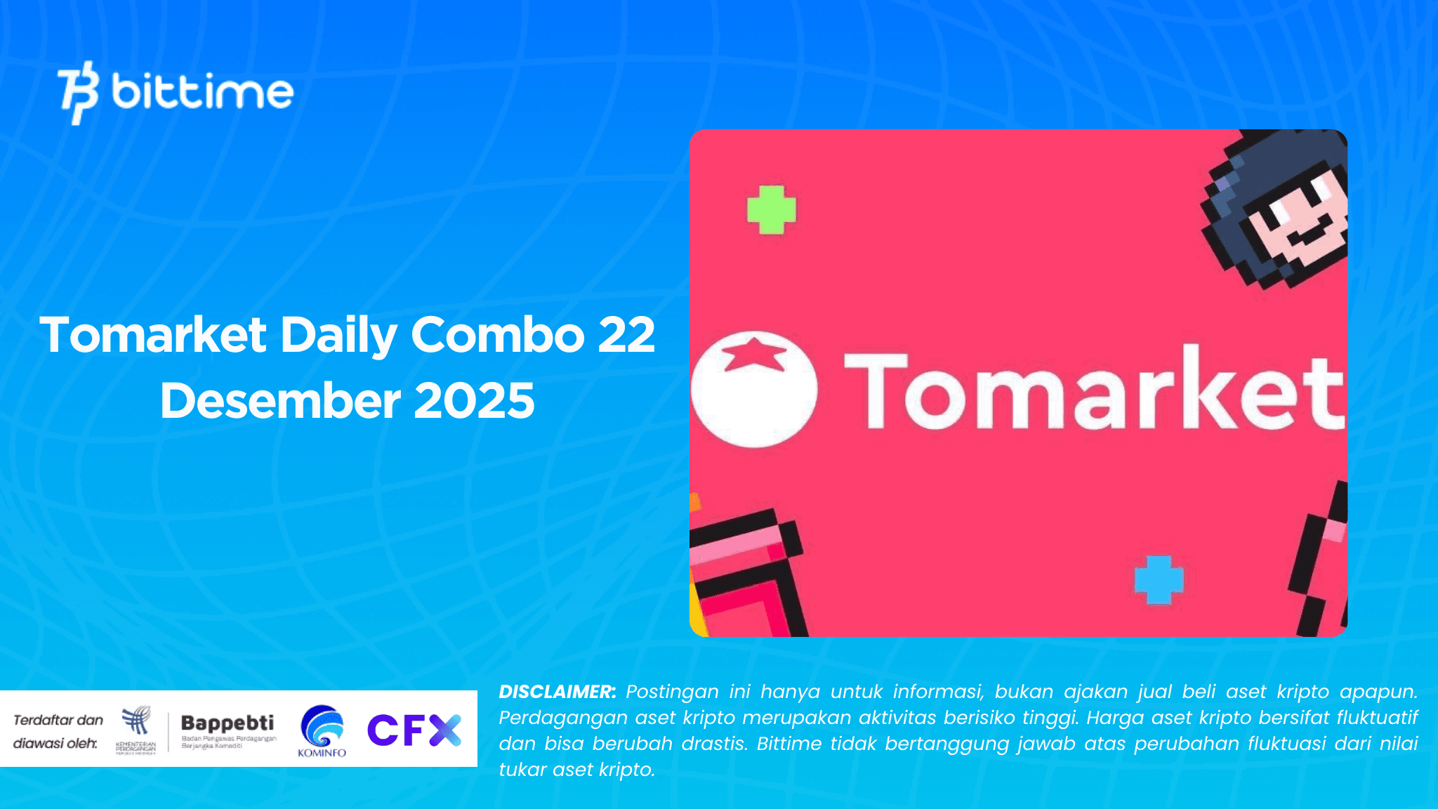 Tomarket Daily Combo 22 Desember 2025