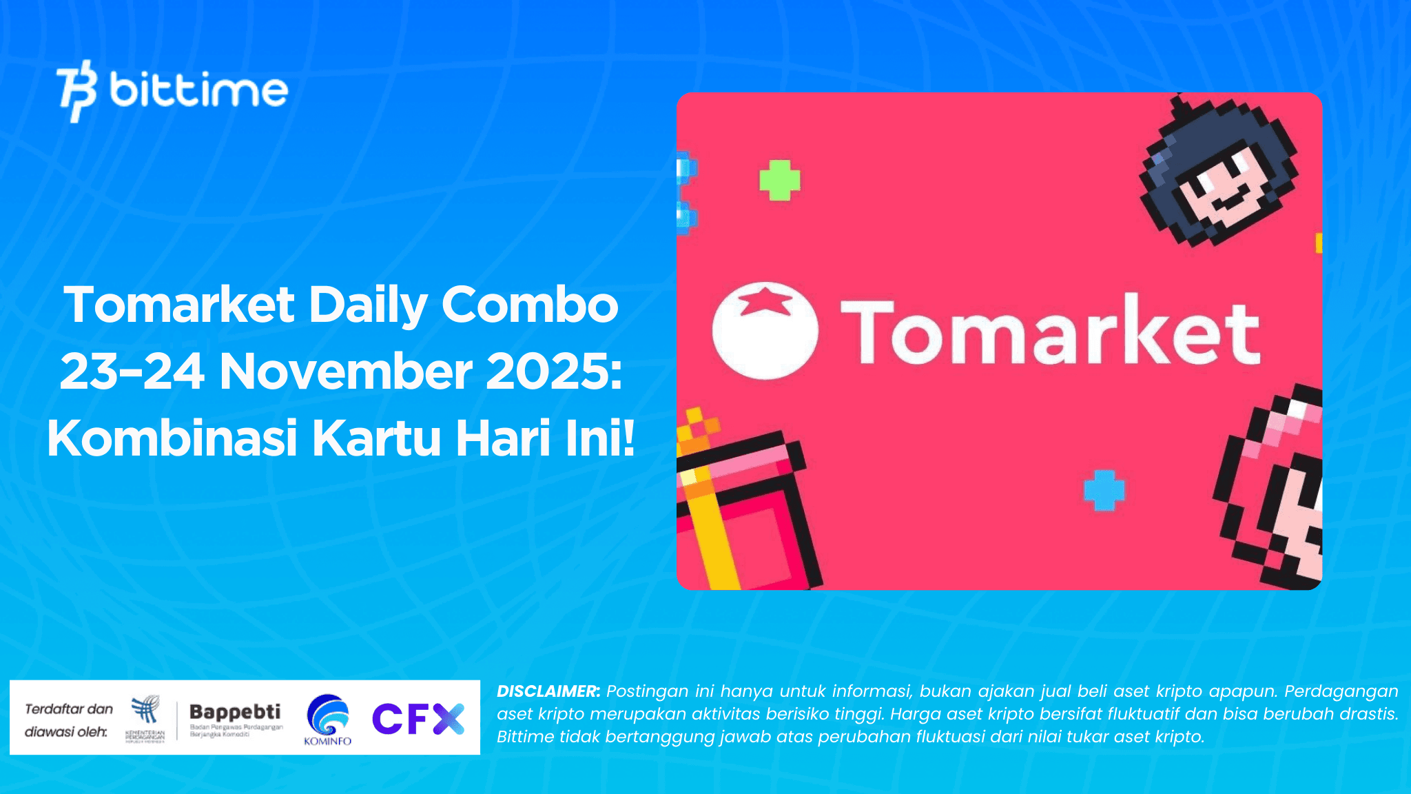 Tomarket Daily Combo 23–24 November 2025: Kombinasi Kartu Hari Ini!
