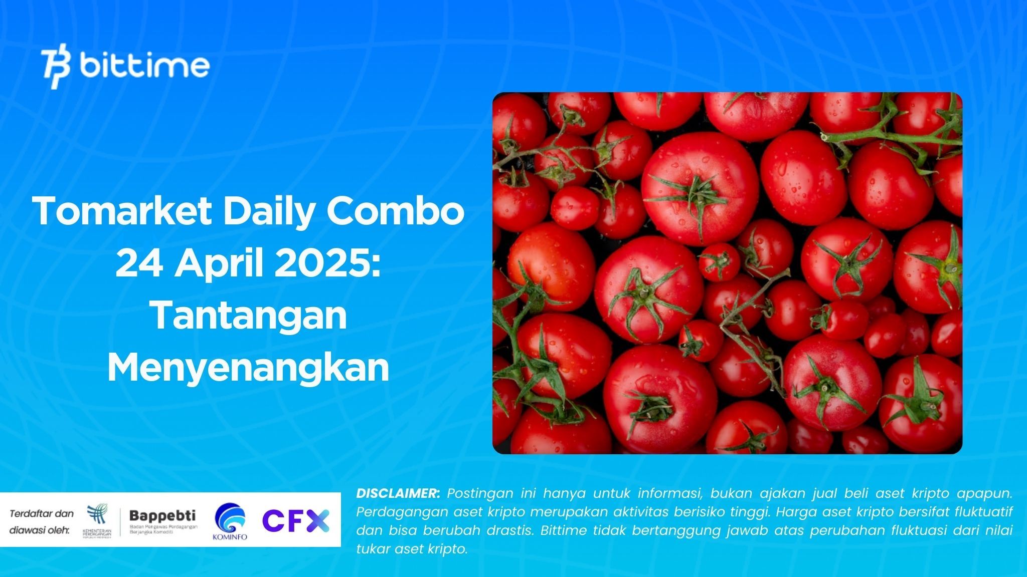 Tomarket Daily Combo 24 April 2025 Tantangan Menyenangkan