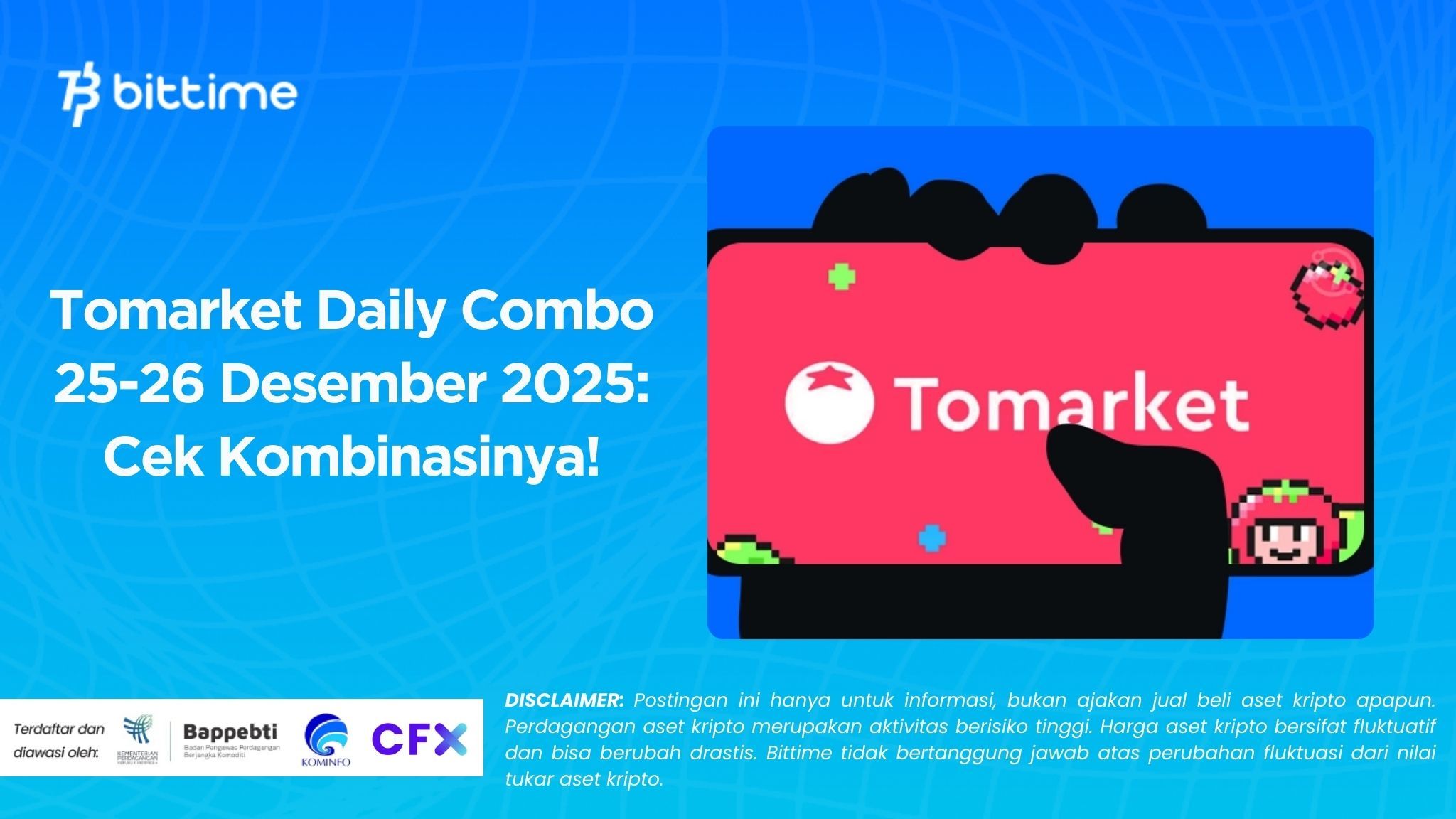 Tomarket Daily Combo 25-26 Desember 2025: Cek Kombinasinya!