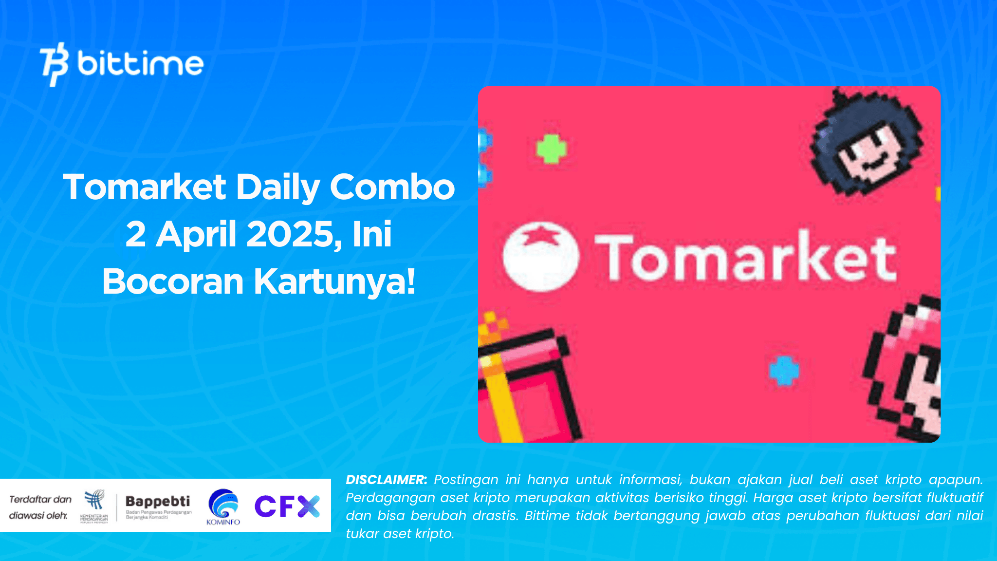 Tomarket Daily Combo 2 April 2025, Ini Bocoran Kartunya!