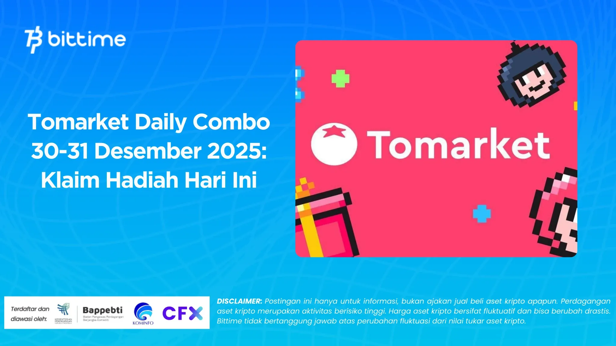 Tomarket Daily Combo December 30-31, 2025: Claim Today's Reward