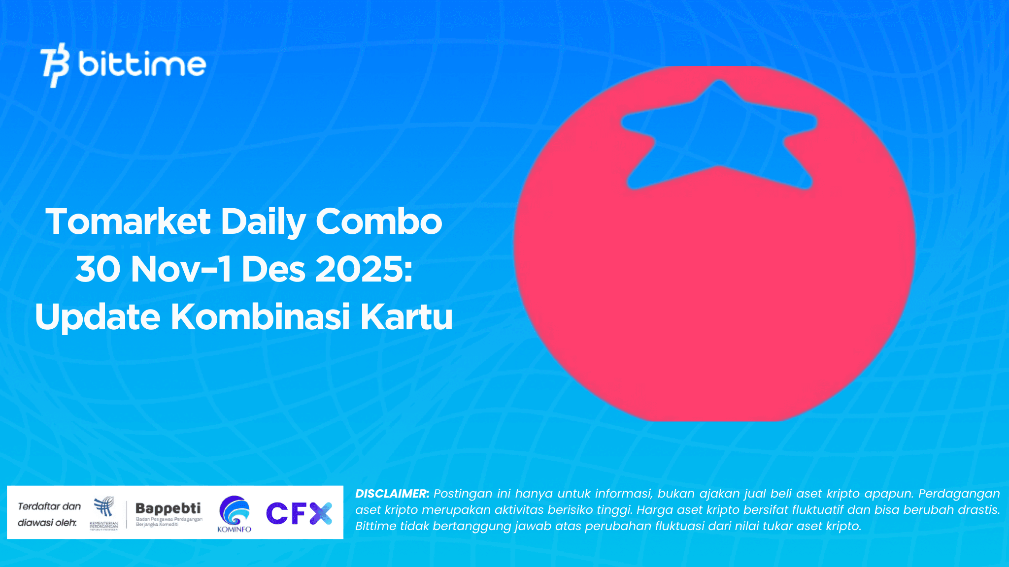 Tomarket Daily Combo 30 Nov–1 Des 2025: Update Kombinasi Kartu
