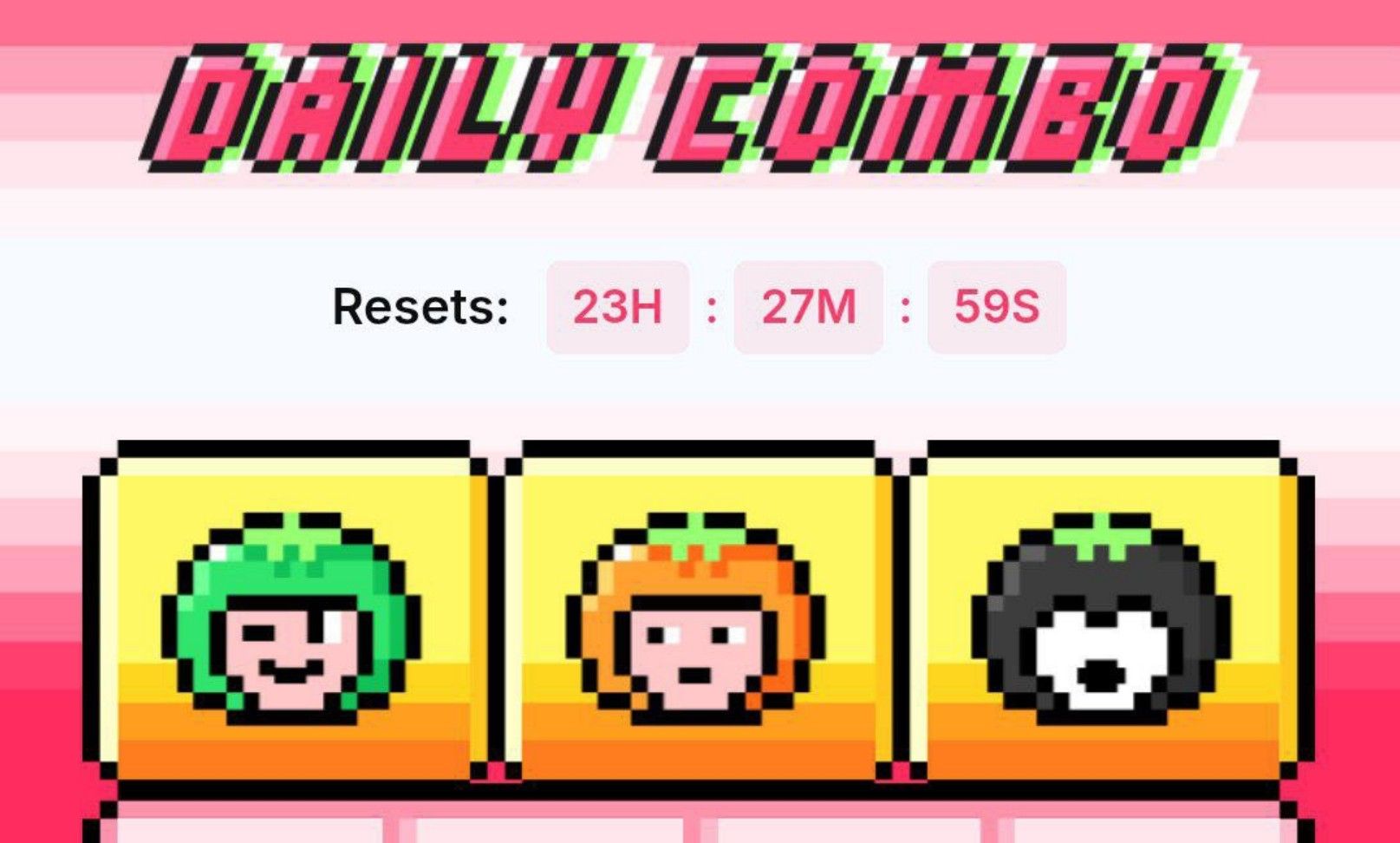 Tomarket Daily Combo 31 Desember 2025.