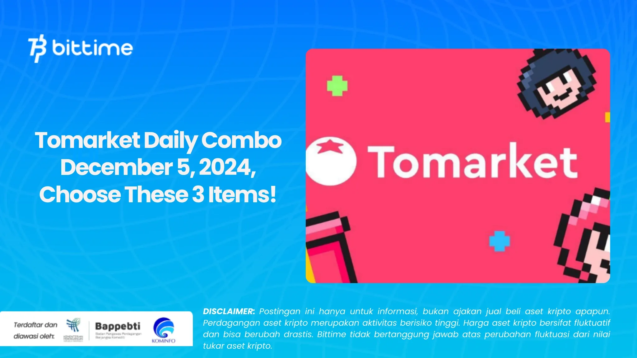 Tomarket Daily Combo 5 Desember 2024, Pilih 3 Item Ini!