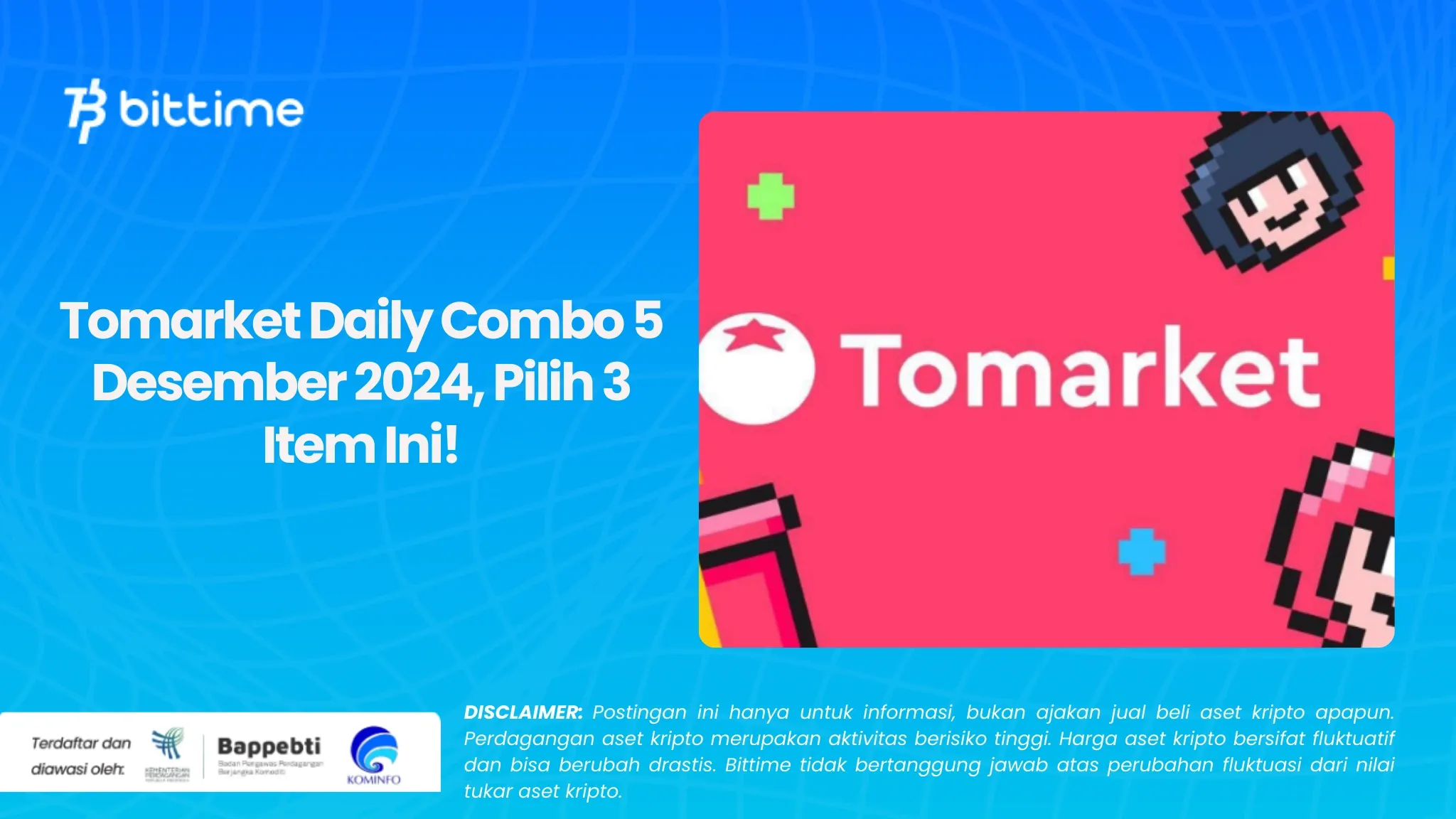 Tomarket Daily Combo 5 Desember 2024, Pilih 3 Item Ini!