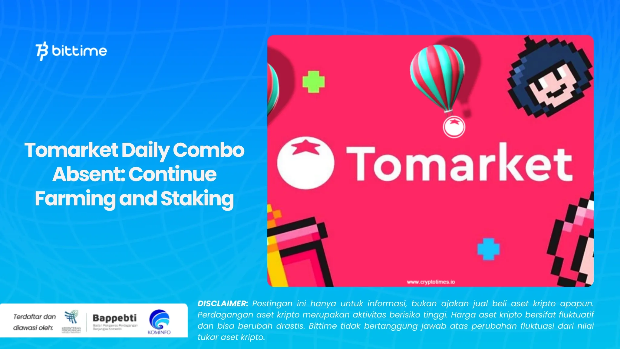 omarket Daily Combo Absen Teruskan Farming dan Staking