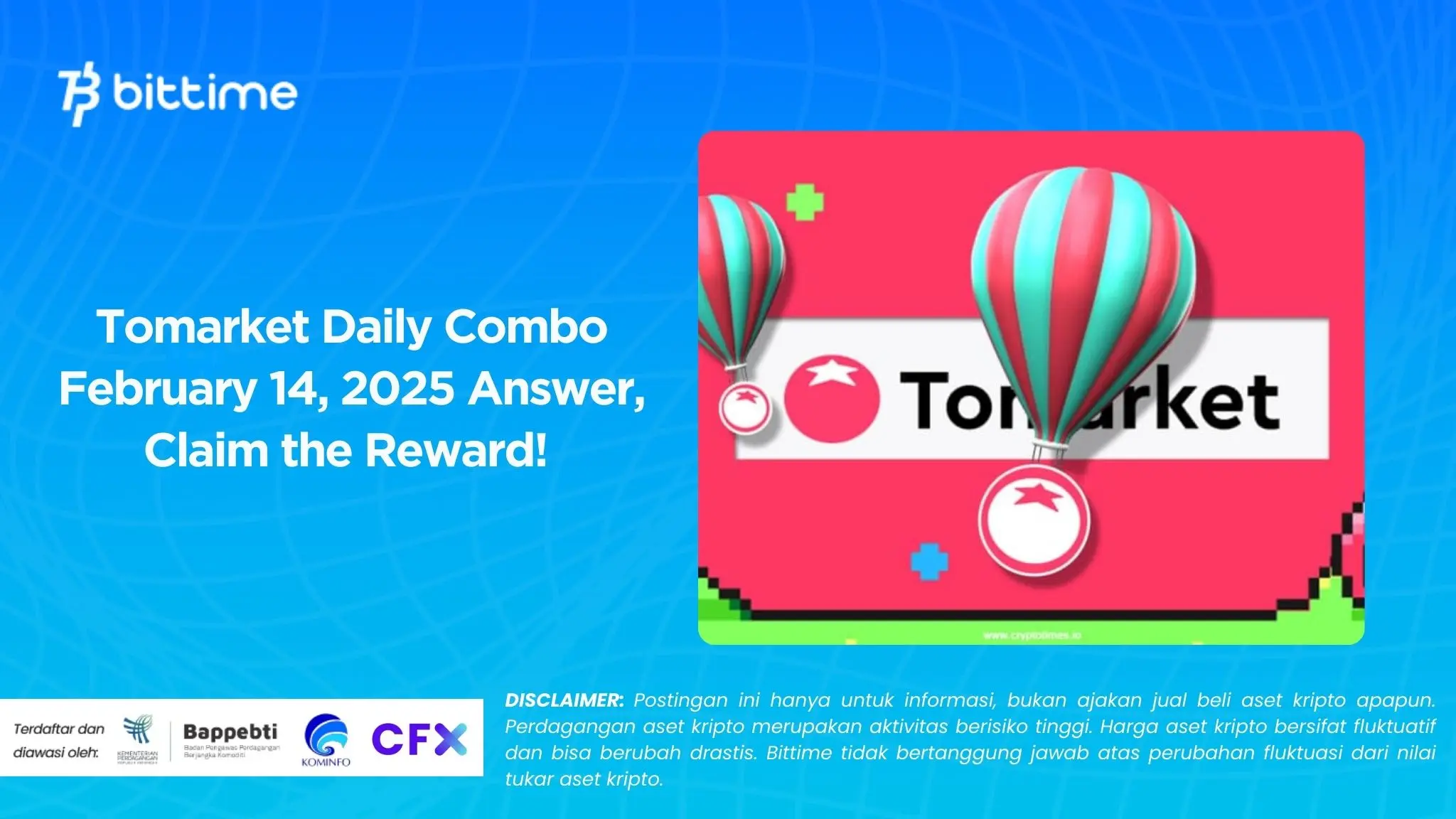 Tomarket Daily Combo February 14, 2025 Answer, Claim the Reward!