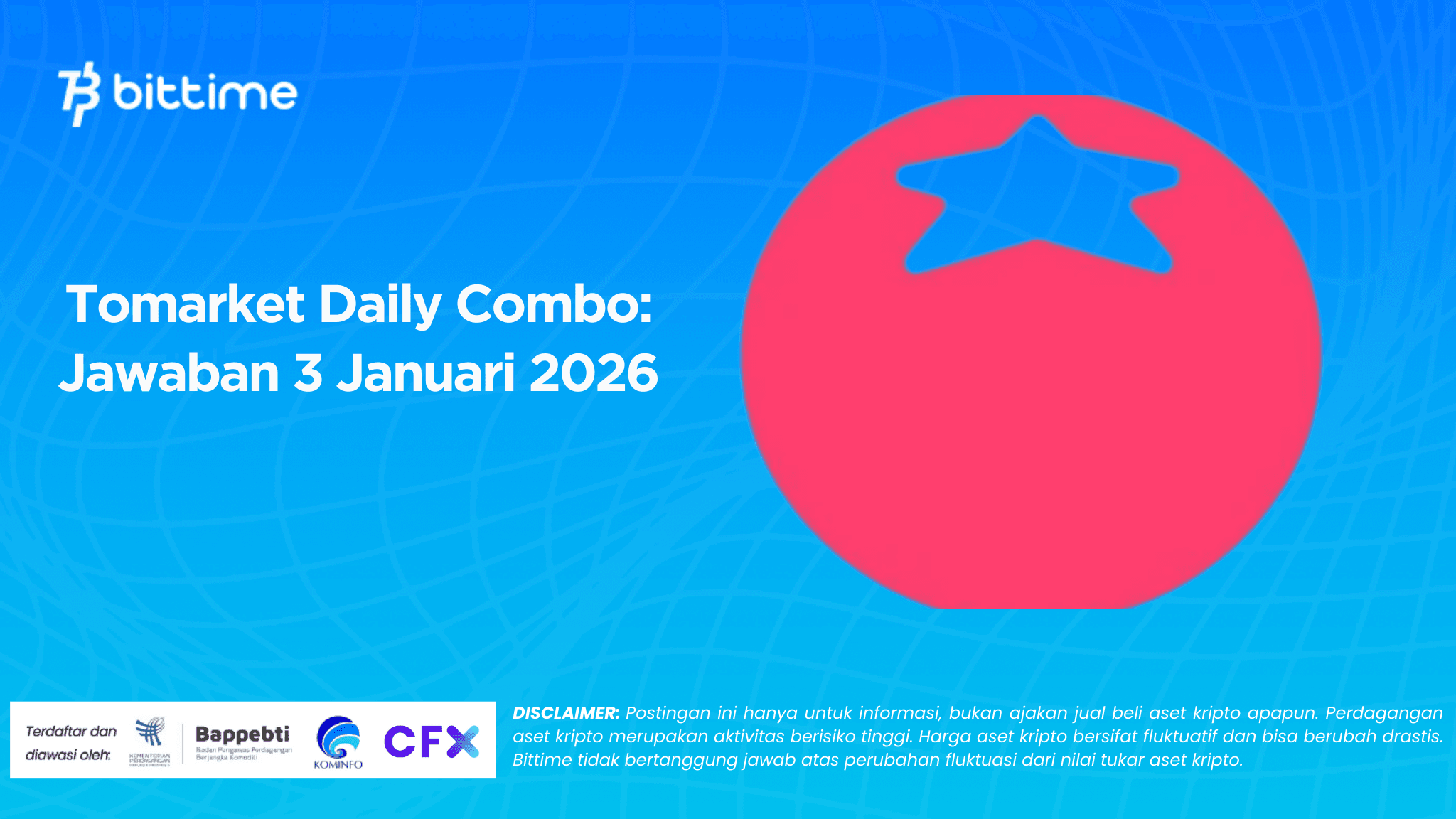 Tomarket Daily Combo: Jawaban 3 Januari 2026