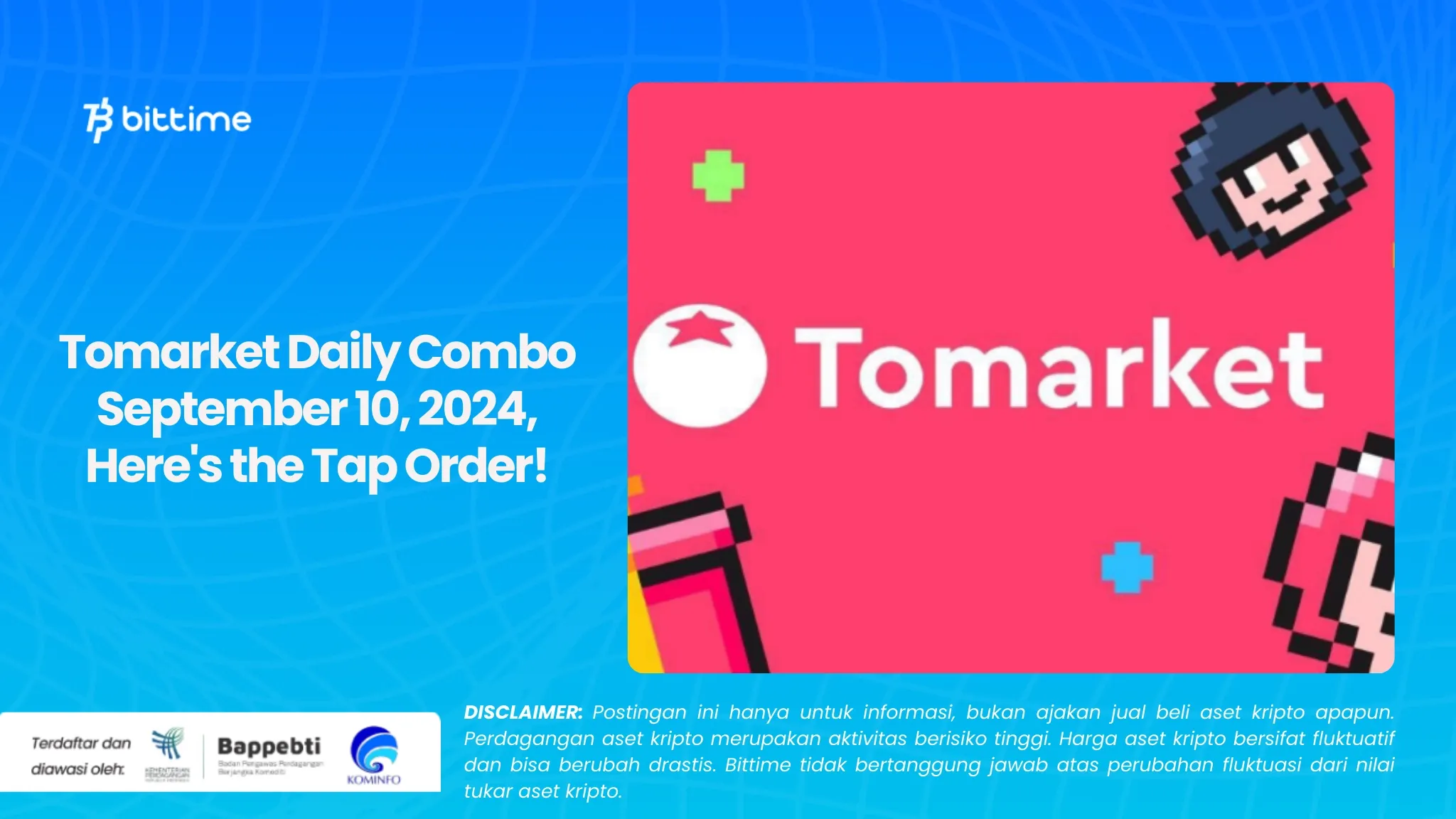 Tomarket Daily Combo September 10, 2024