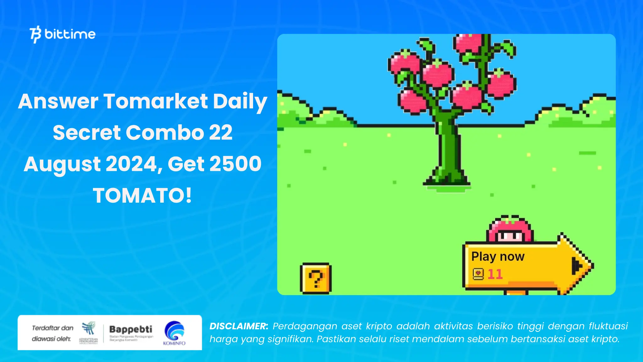 Tomarket Daily Secret Combo 22 Agustus - Bittime