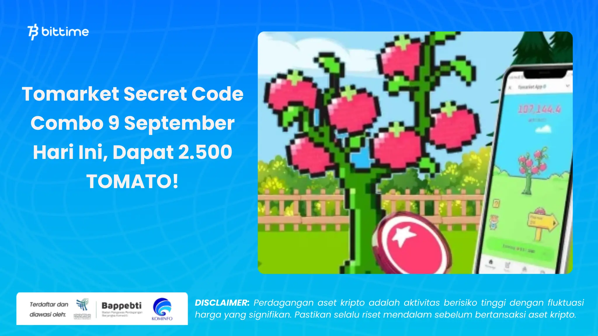 Tomarket Secret Code Combo 9 September - Bittime.webp