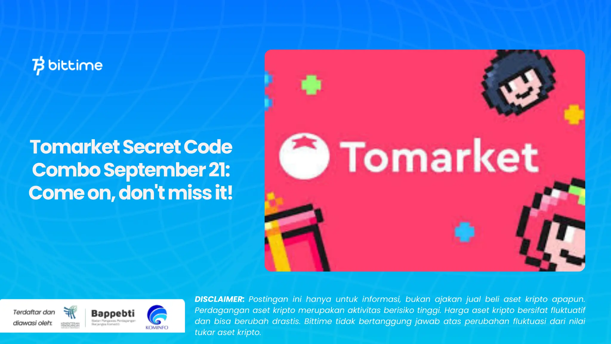 Tomarket Secret Code Combo September 21: Come on, don't miss it!