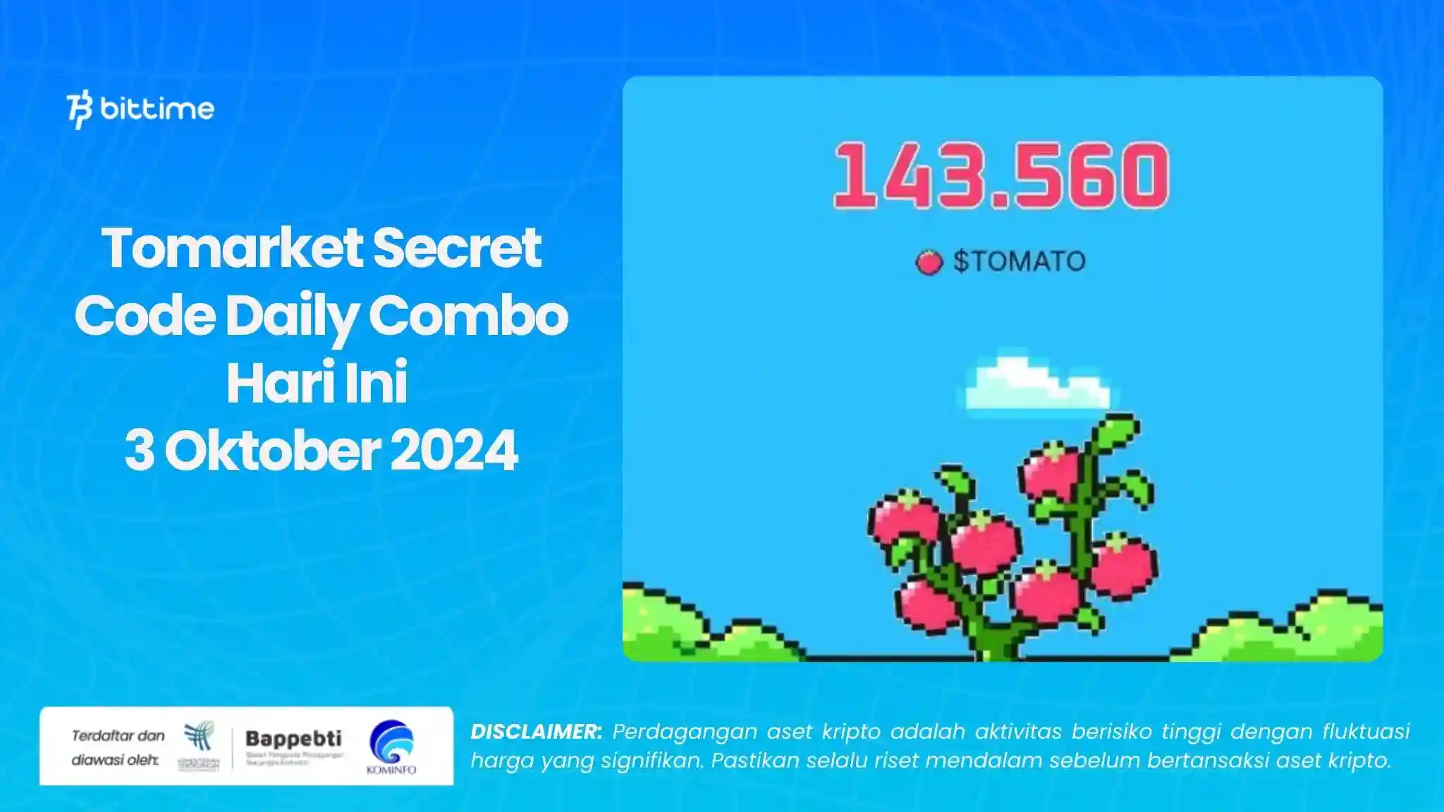 Tomarket Secret Code Daily Combo Hari Ini 3 Oktober 2024.webp