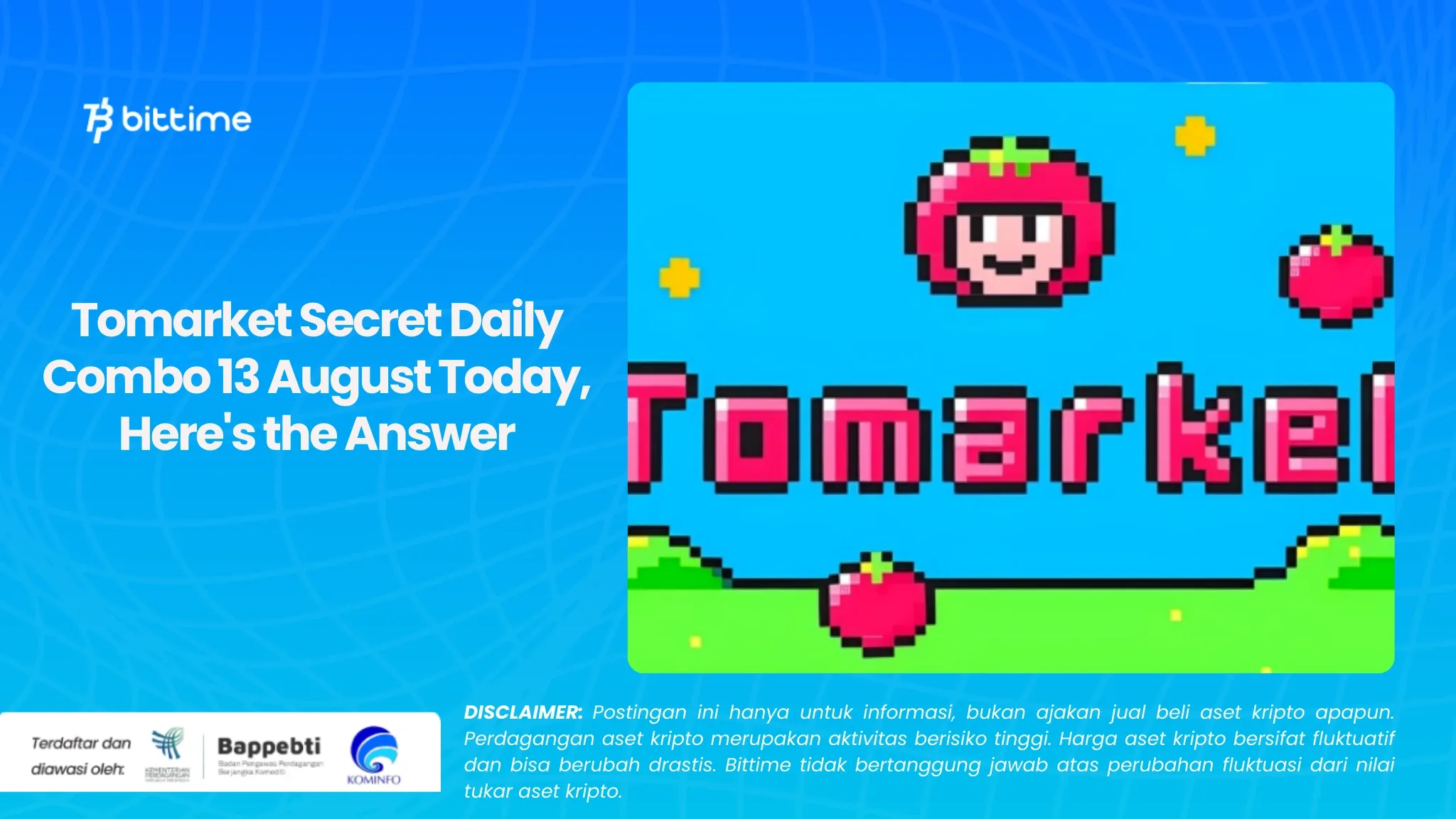 Tomarket Secret Daily Combo 13 Agustus Hari Ini, Berikut Jawabannya