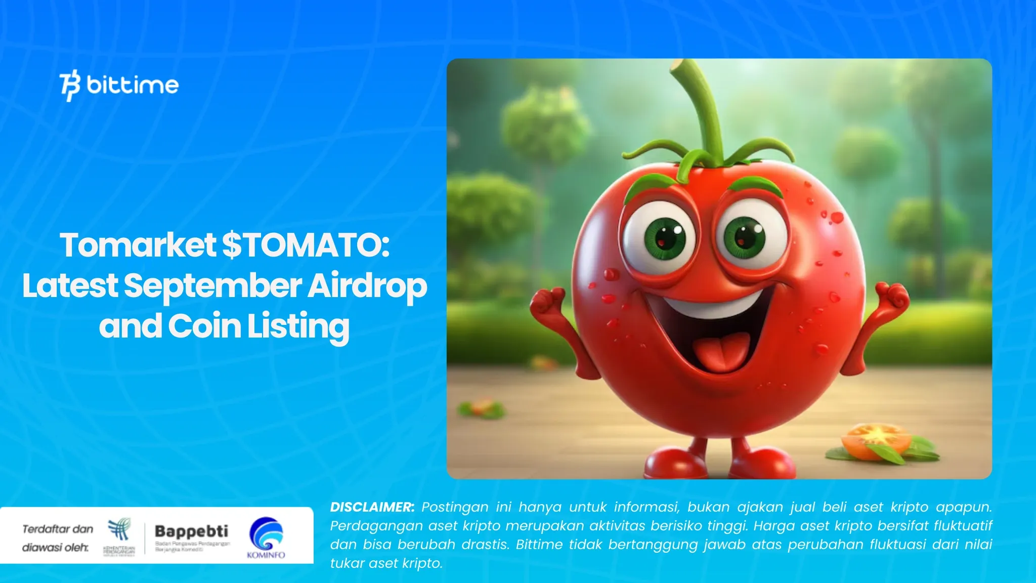 Tomarket $TOMATO Airdrop dan Listing Koin Terbaru September