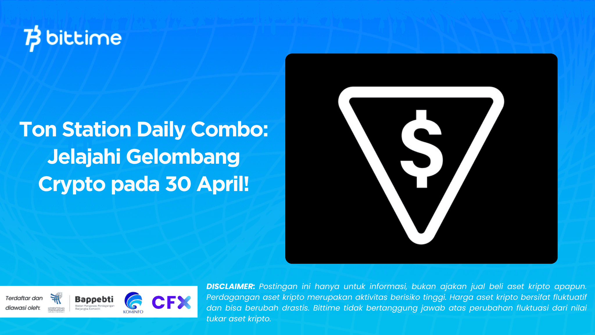 Ton Station Daily Combo Jelajahi Gelombang Crypto pada 30 April!