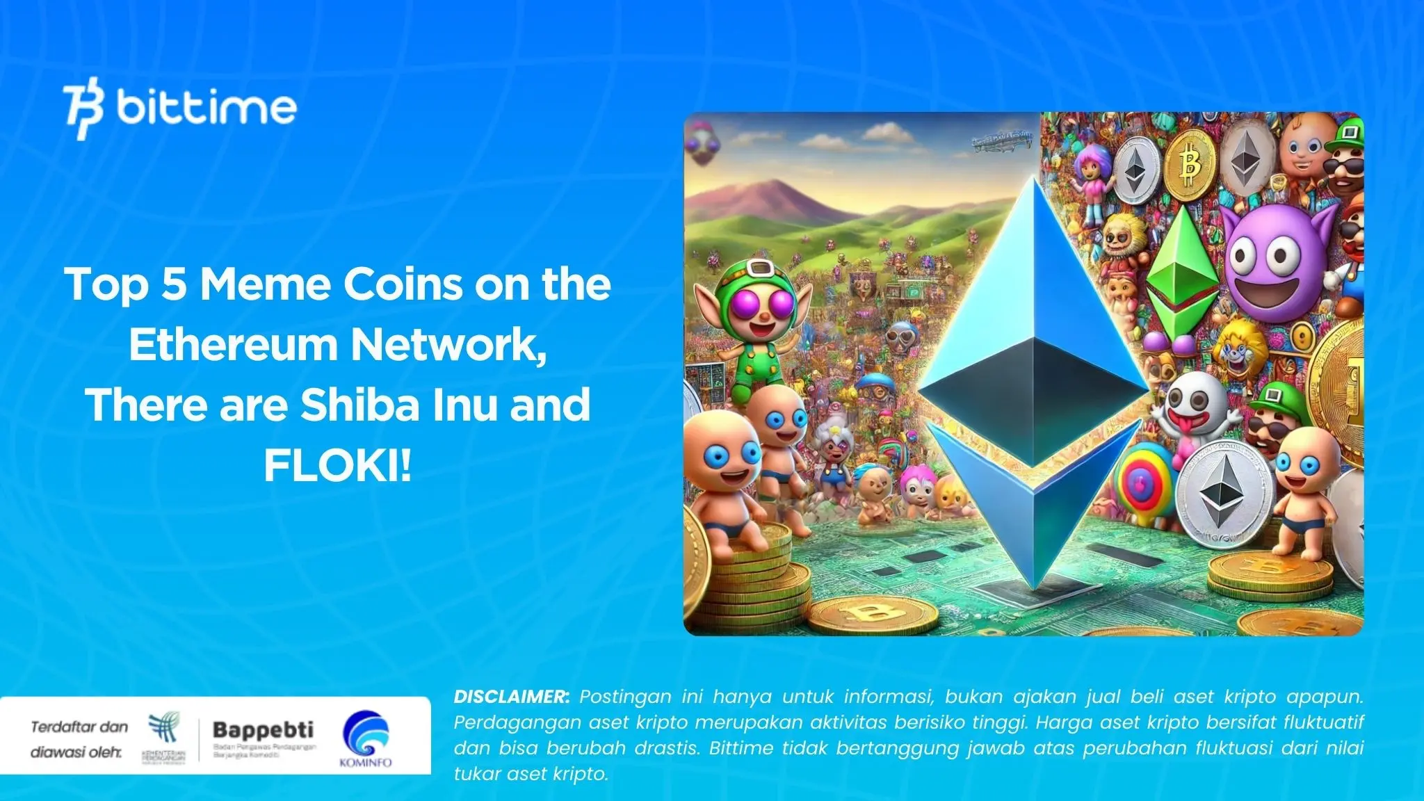 Top 5 Meme Coins on the Ethereum Network, There are Shiba Inu and FLOKI!.webp