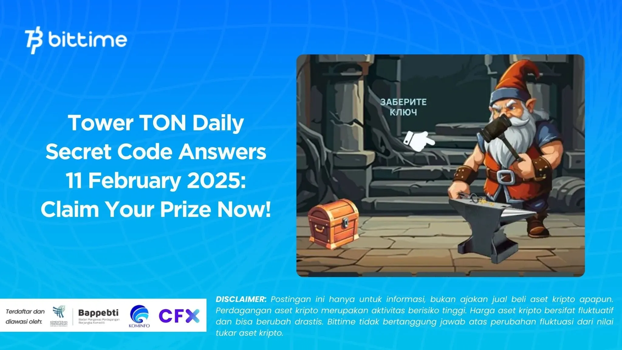 Tower TON Daily Secret Code Answers 11 February 2025: Claim Your Prize Now!