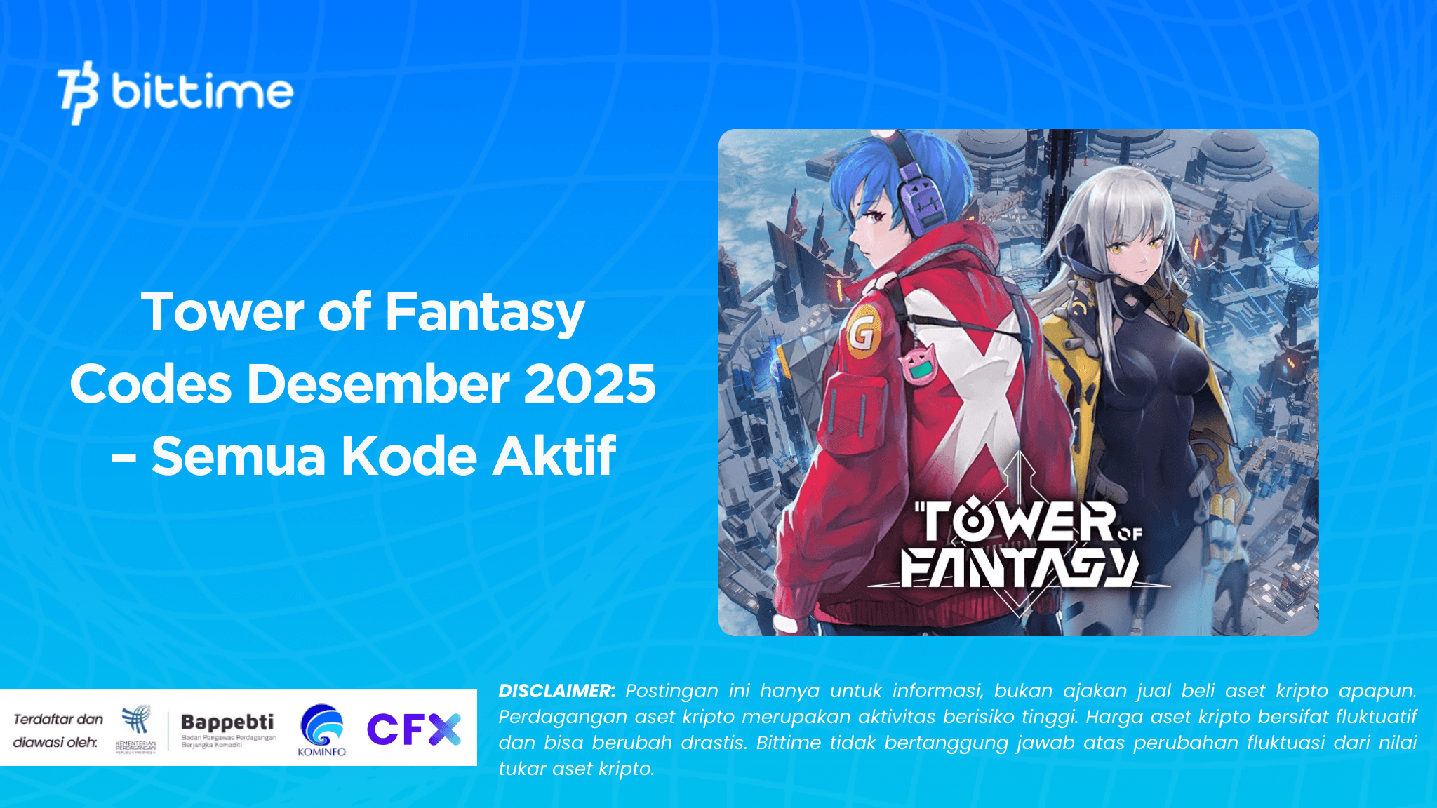 Tower of Fantasy Codes Desember 2025 – Semua Kode Aktif