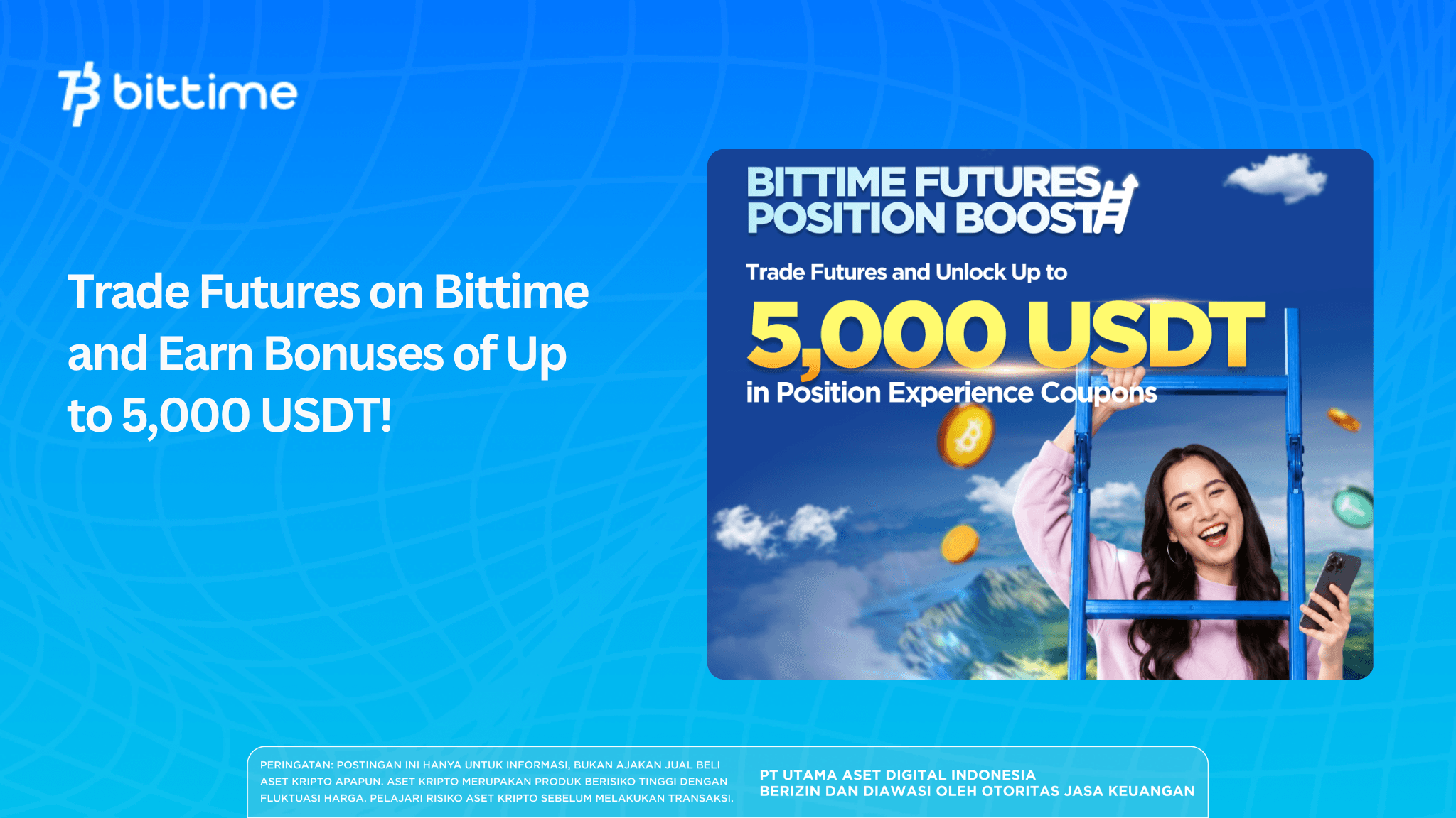 Trade Futures on Bittime and Earn a Bonus of Up to 5,000 USDT!
