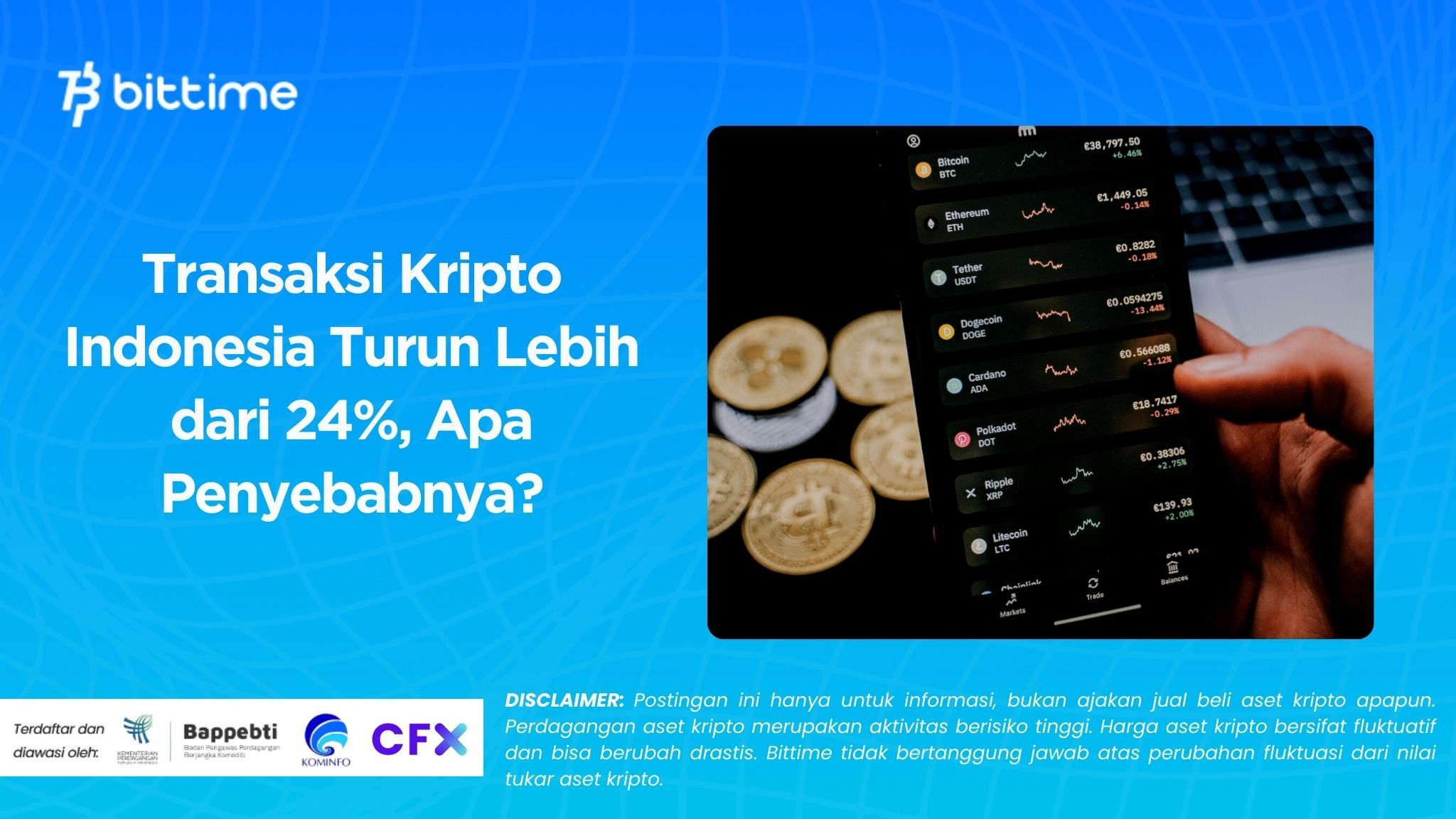 Transaksi Kripto Indonesia Turun Lebih dari 24%, Apa Penyebabnya.