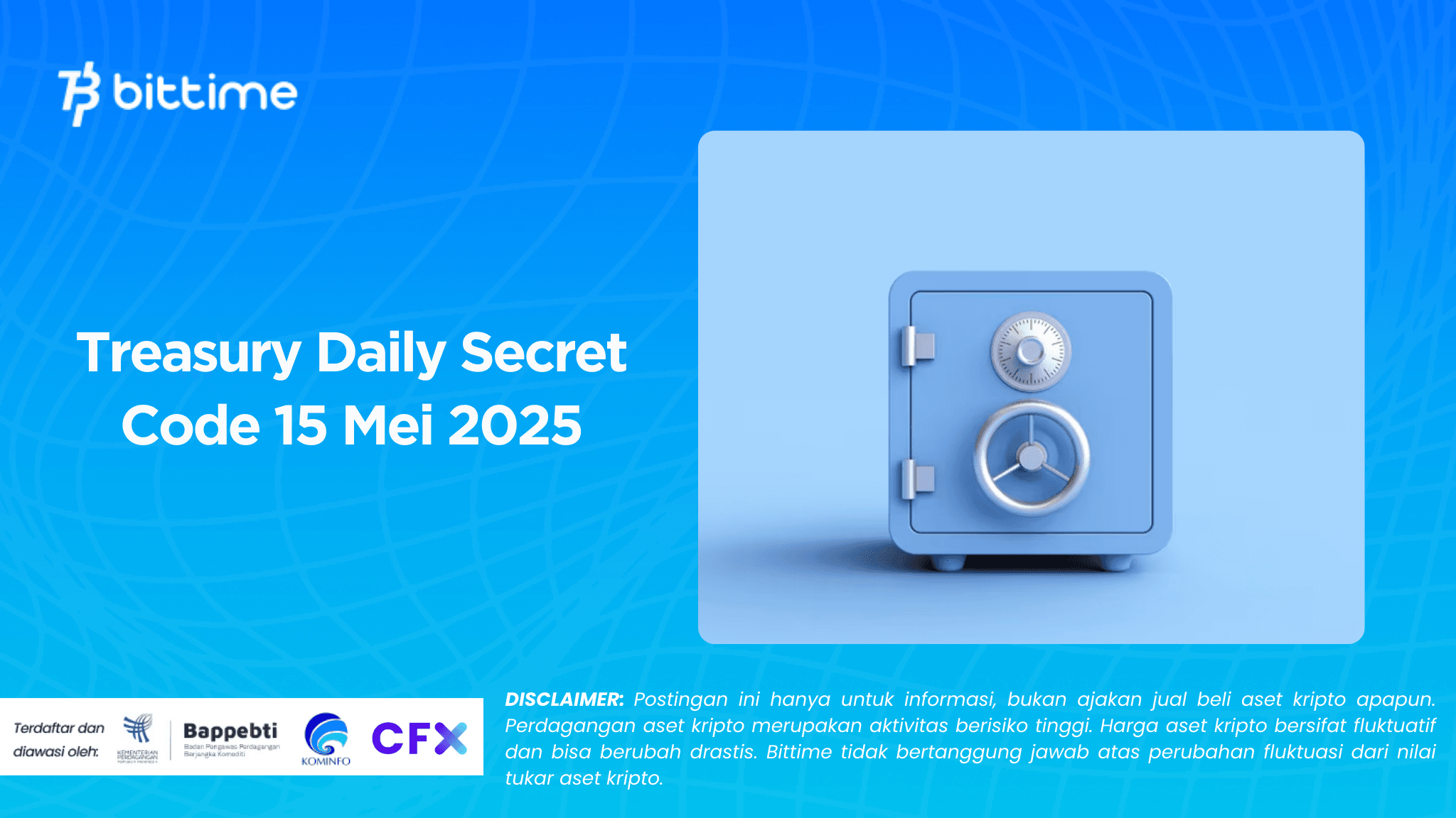 Treasury Daily Secret Code 15 Mei 2025.