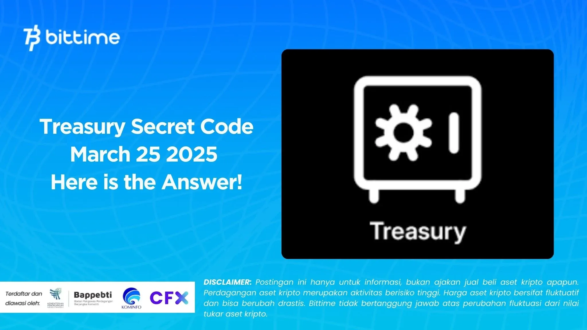 Treasury Secret Code March 25 2025 Here is the Answer!.webp