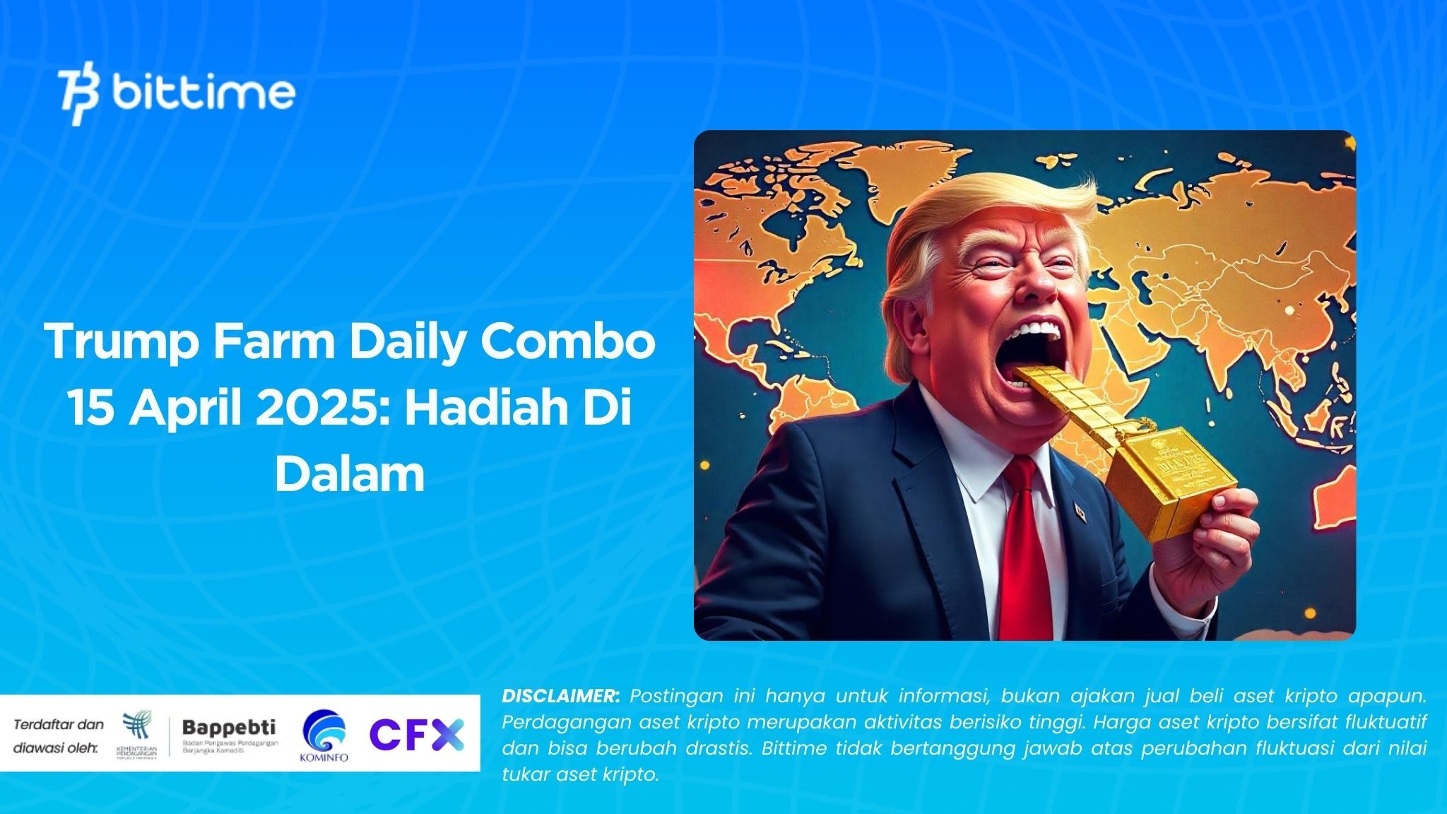 Trump Farm Daily Combo 15 April 2025: Hadiah Di Dalam