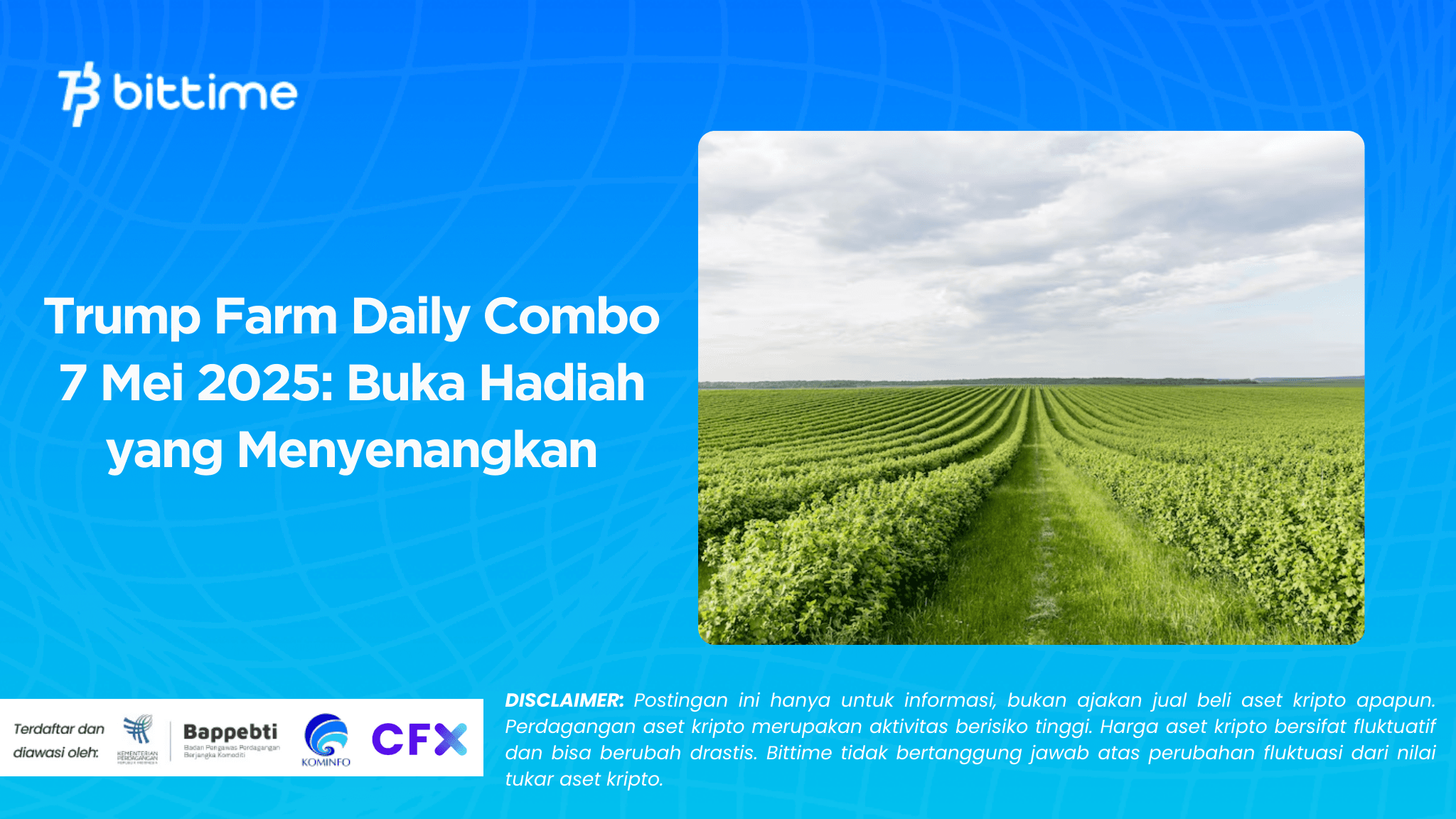 Trump Farm Daily Combo 7 Mei 2025 Buka Hadiah yang Menyenangkan.