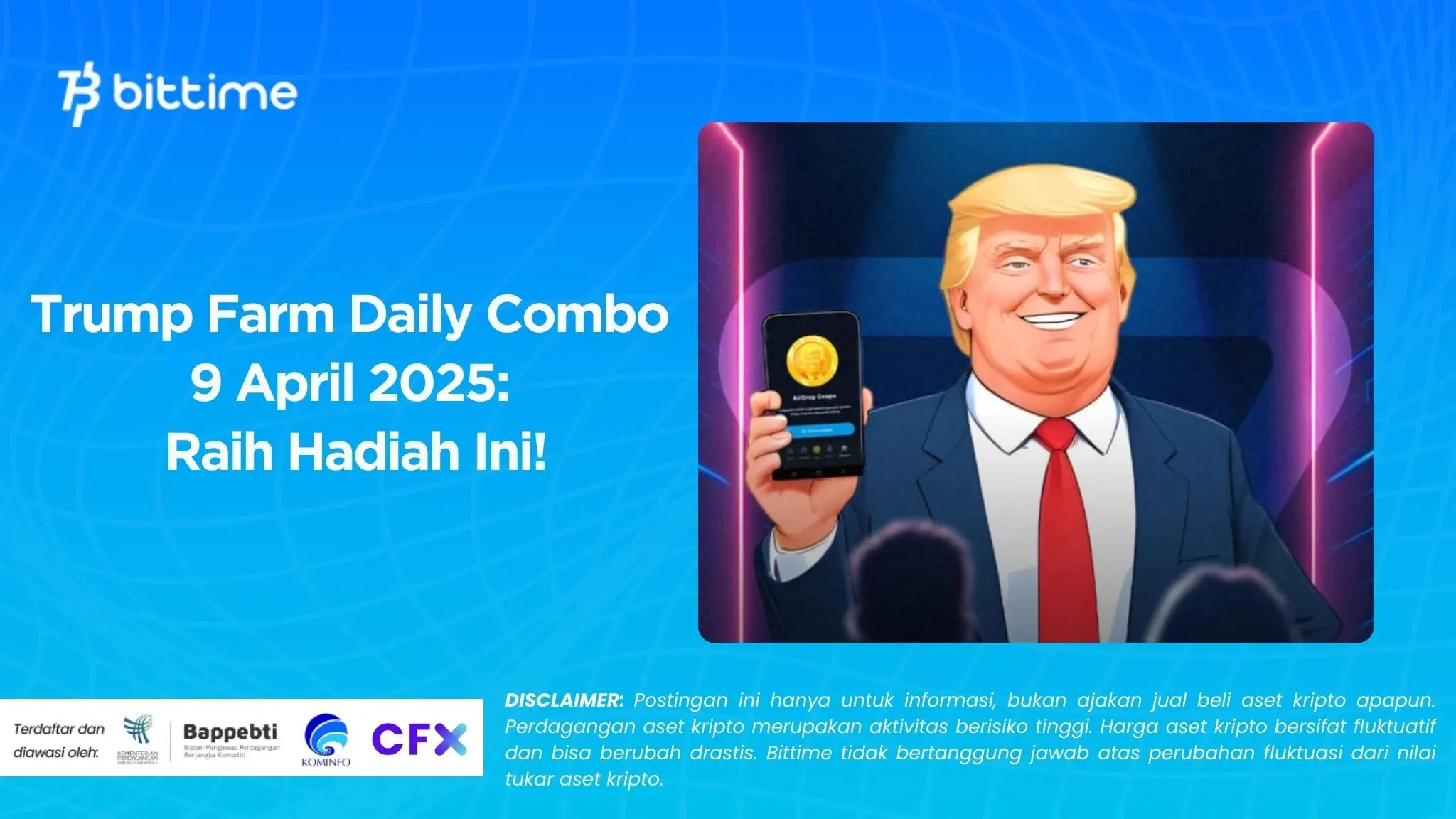 Trump Farm Daily Combo 9 April 2025 Raih Hadiah Ini!.webp