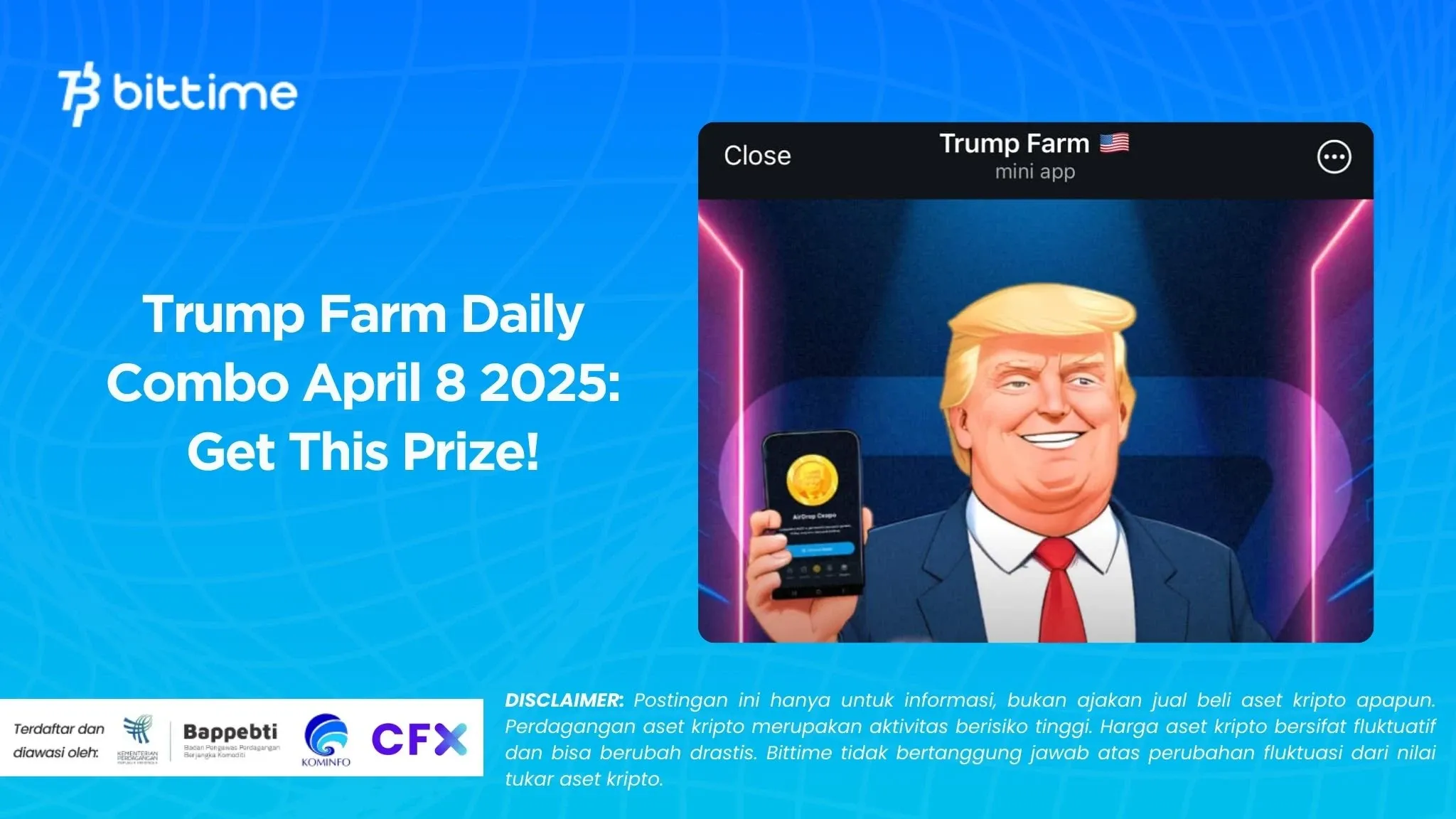 Trump Farm Daily Combo April 8 2025 Get This Prize!.webp