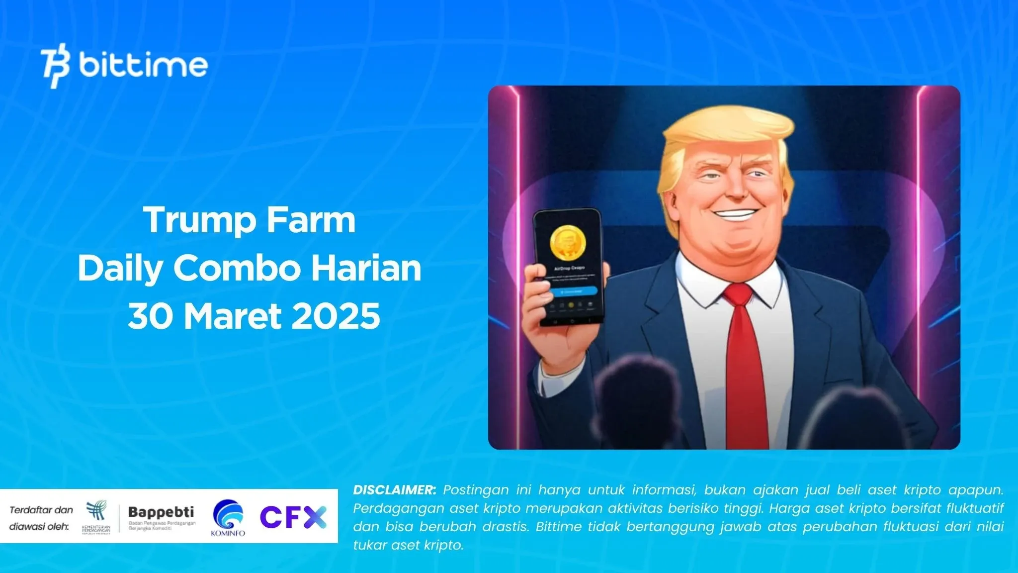 Trump Farm Daily Combo Harian 30 Maret 2025
