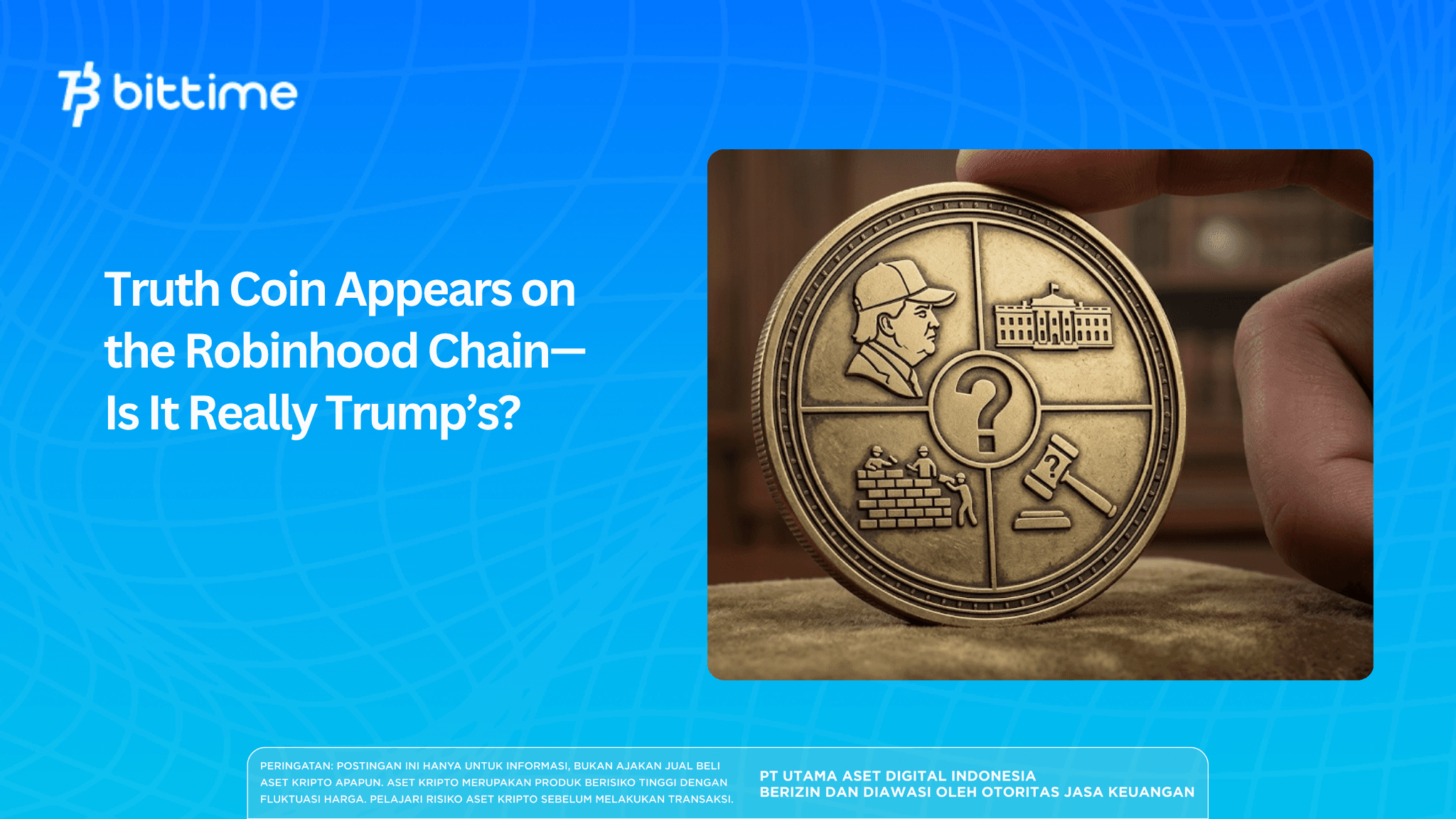 Truth Coin Appears on the Robinhood Chain—Does It Really Belong to Trump?