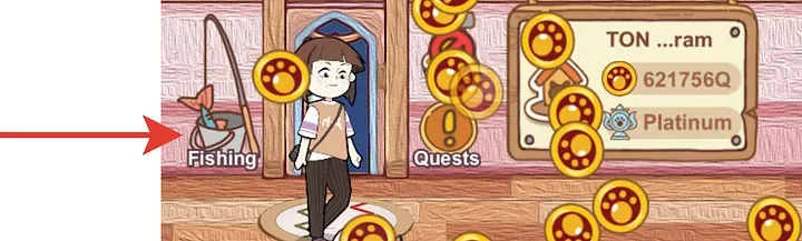 Tutorial Bermain Airdrop Catizen yang Listing di Binance 3 - fishing.webp