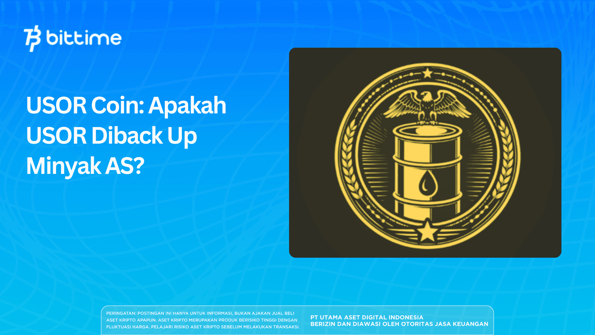 USOR Coin: Apakah USOR Diback Up Minyak AS?