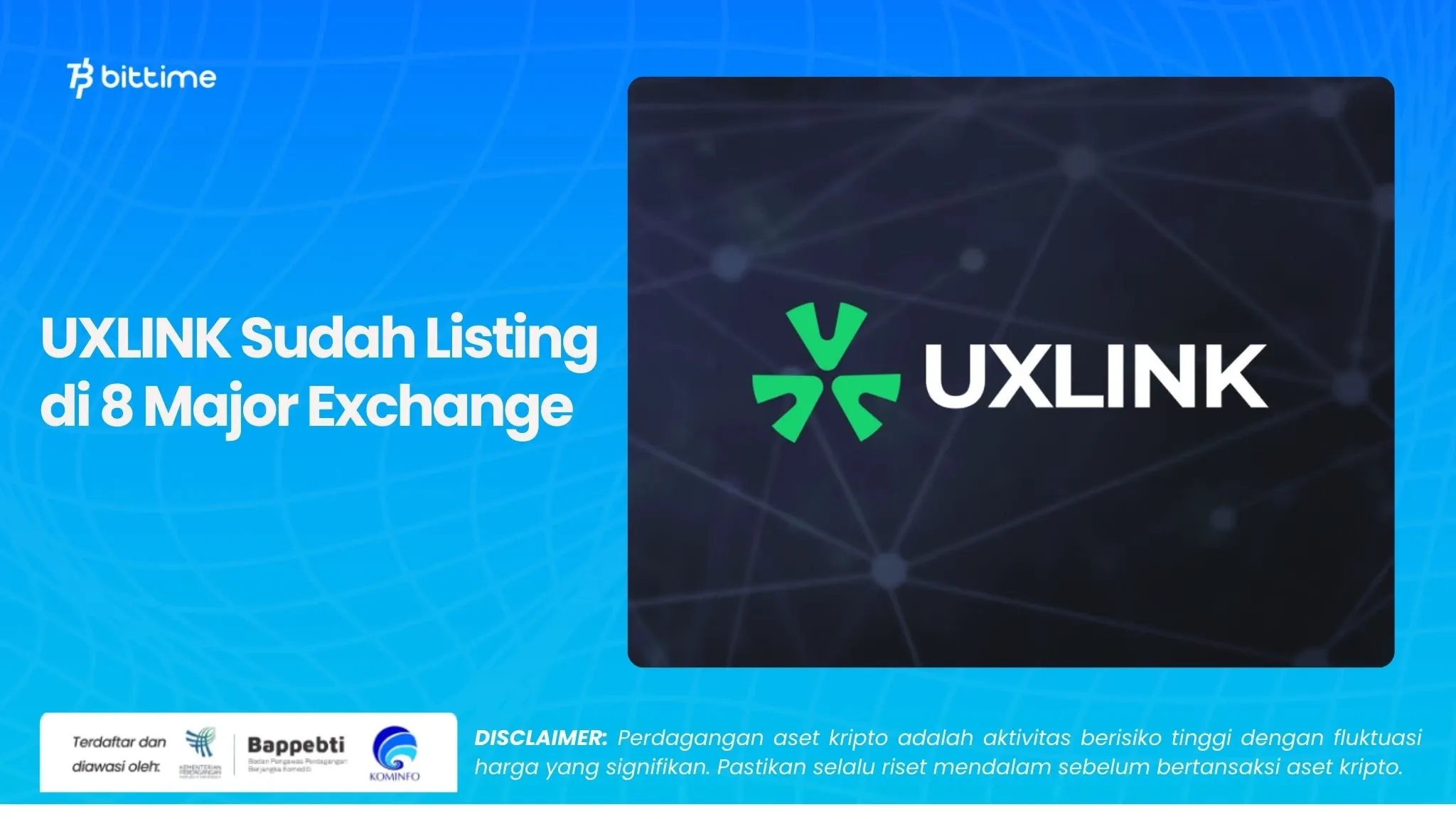 UXLINK Sudah Listing di 8 Major Exchange.webp