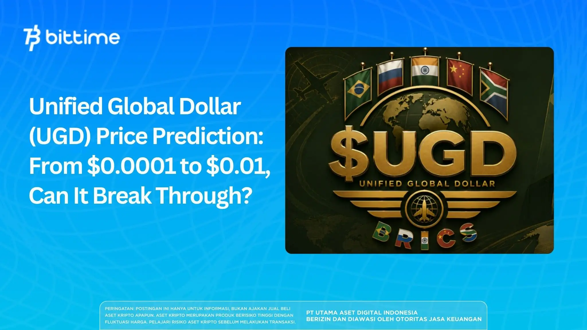 Unified Global Dollar (UGD) Price Prediction: From $0.0001 to $0.01, Can It Break Through?
