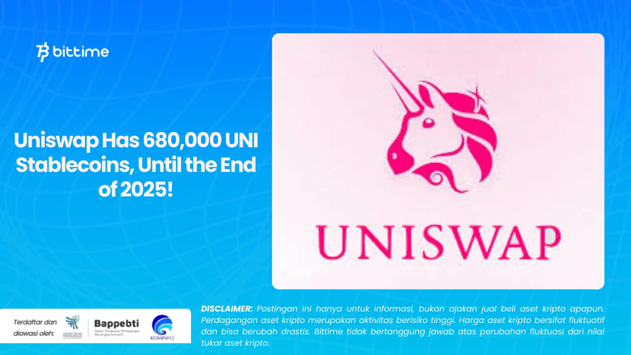 Uniswap Has 680,000 UNI Stablecoins, Until the End of 2025!