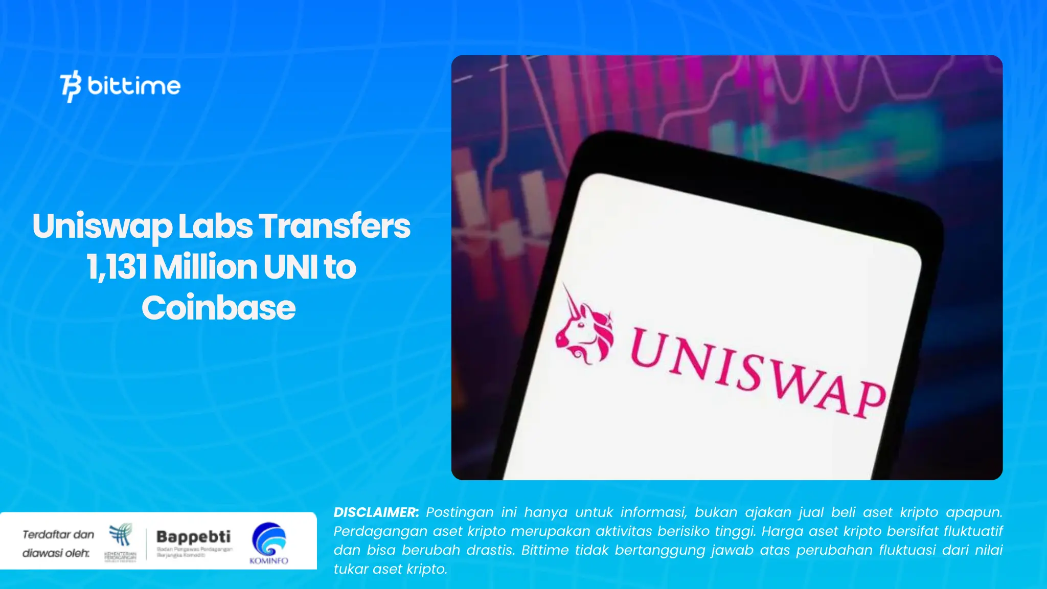 Uniswap Labs Transfers 1,131 Million UNI to Coinbase 