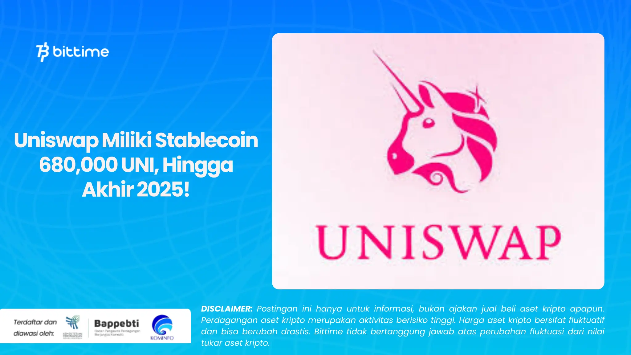 Uniswap Miliki Stablecoin 680,000 UNI, Hingga Akhir 2025!