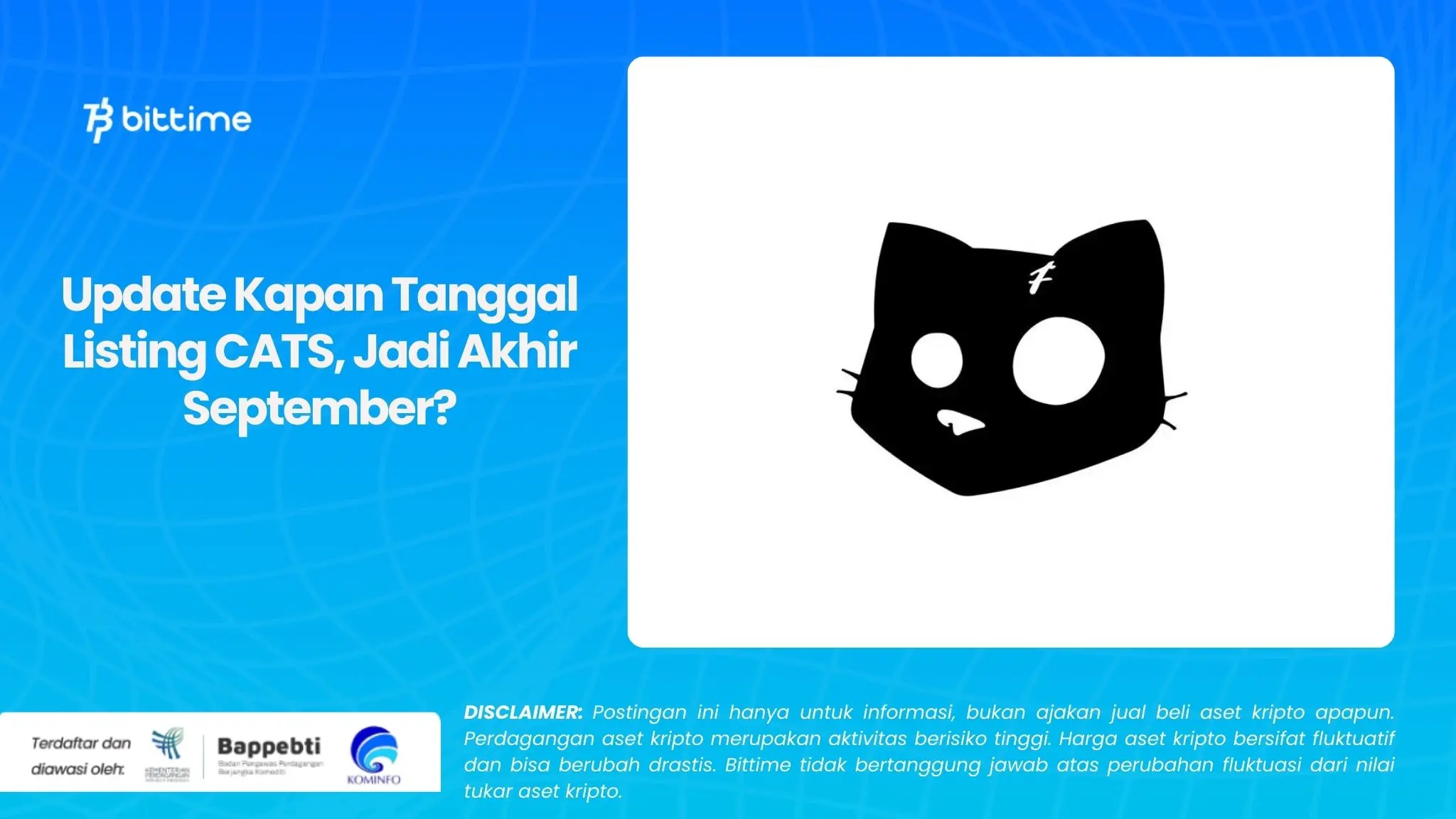 Update Kapan Tanggal Listing CATS, Jadi Akhir September.webp