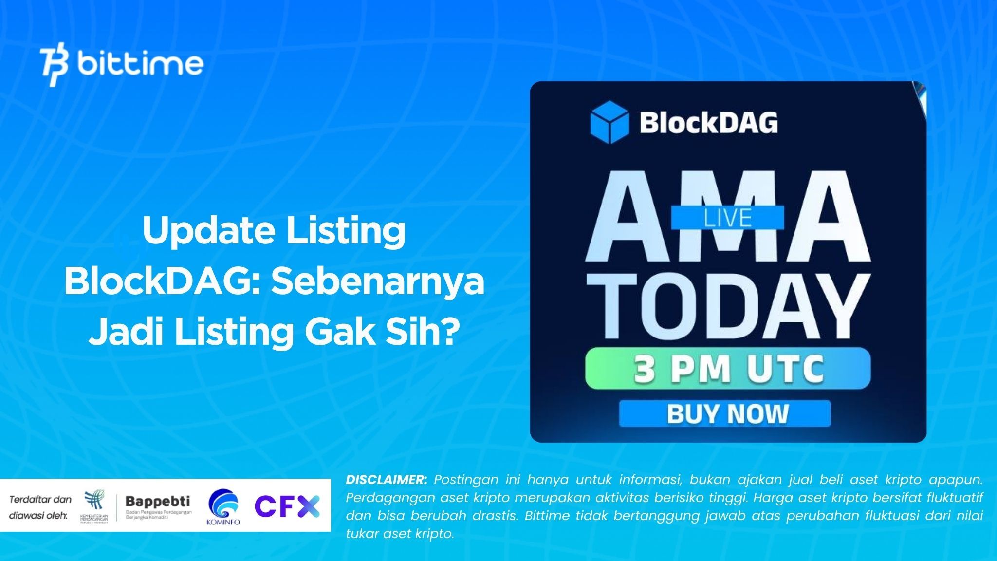 Update Listing BlockDAG: Sebenarnya Jadi Listing Gak Sih?