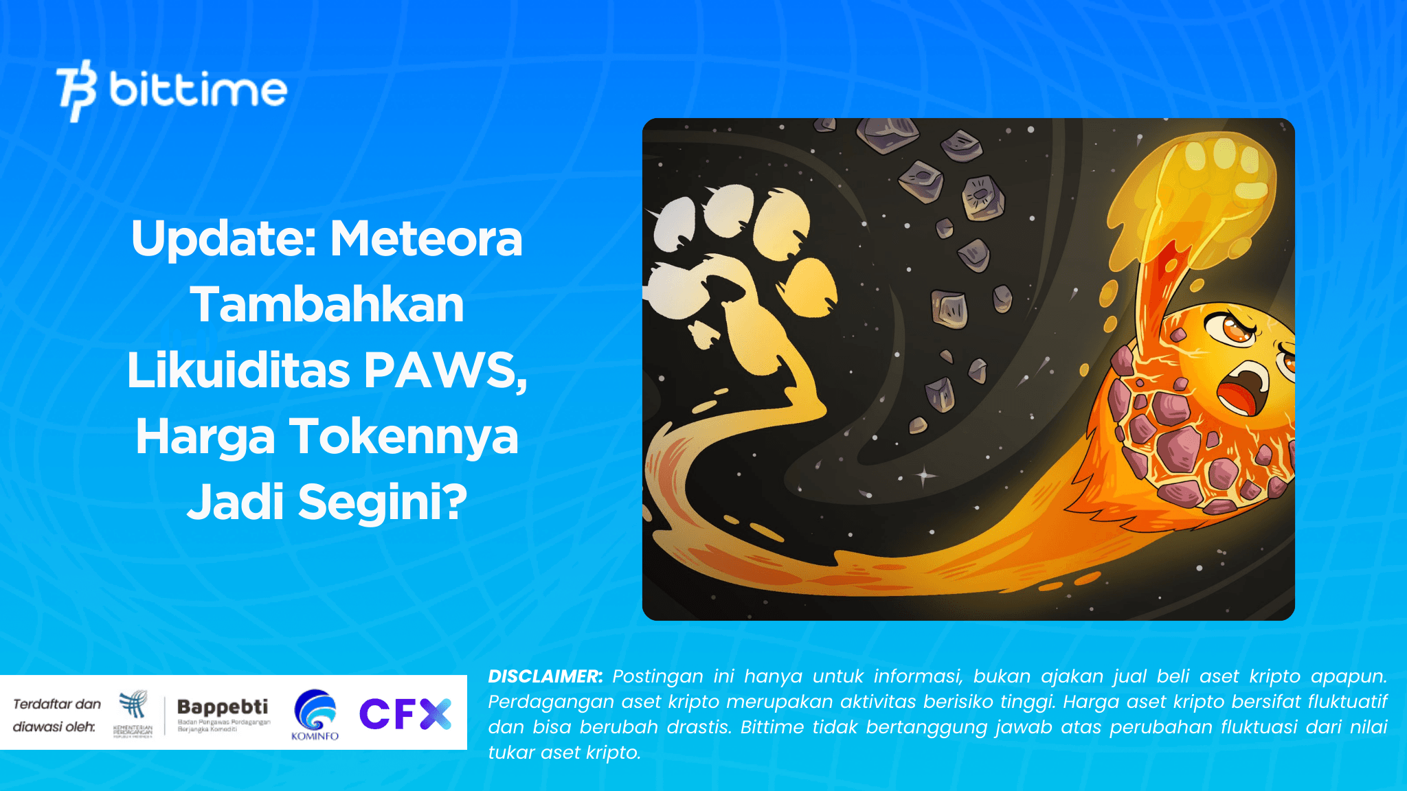 Update: Meteora Tambahkan Likuiditas PAWS, Harga Tokennya Jadi Segini?