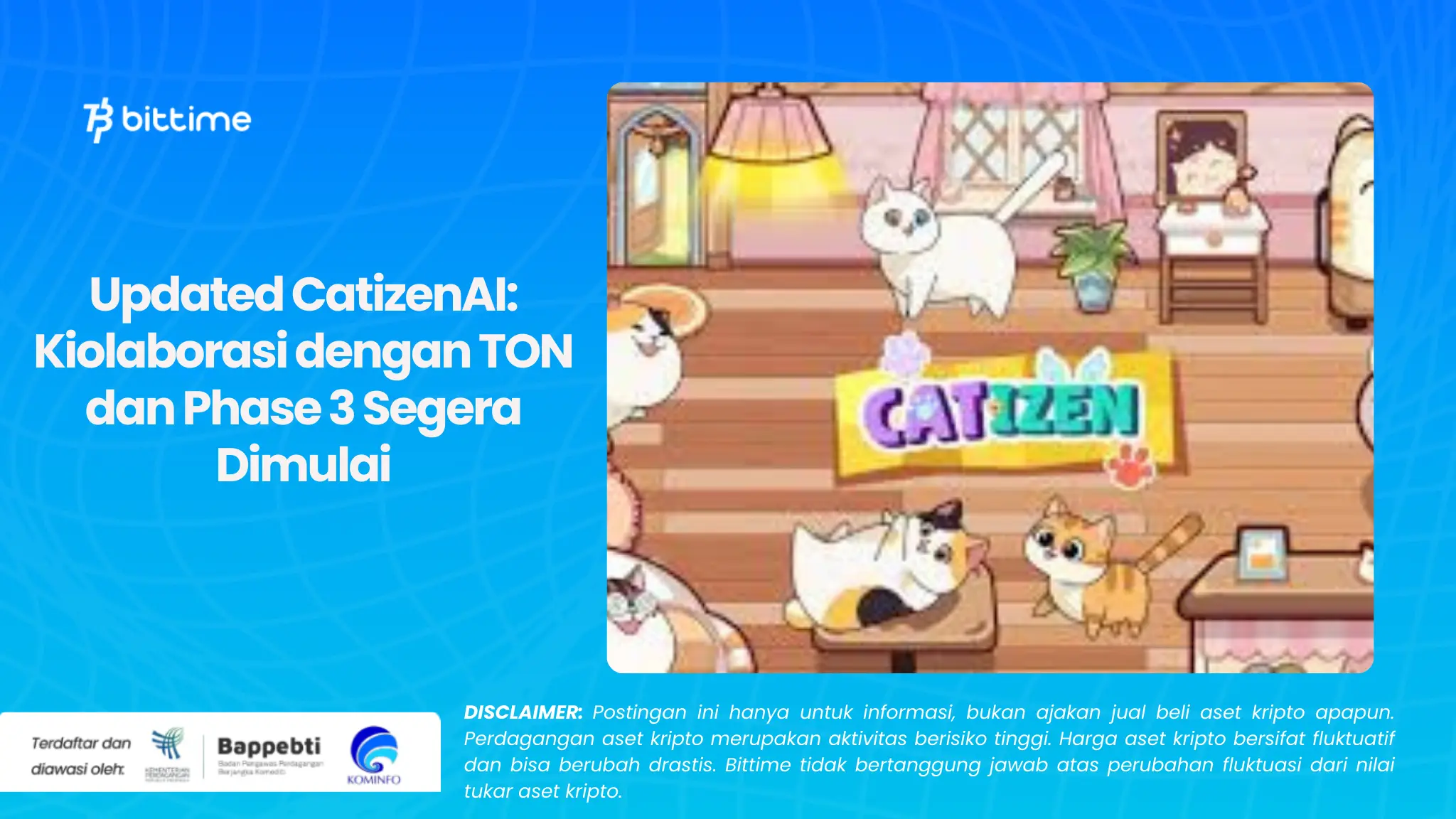 Updated CatizenAI: Kiolaborasi dengan TON dan Phase 3 Segera Dimulai